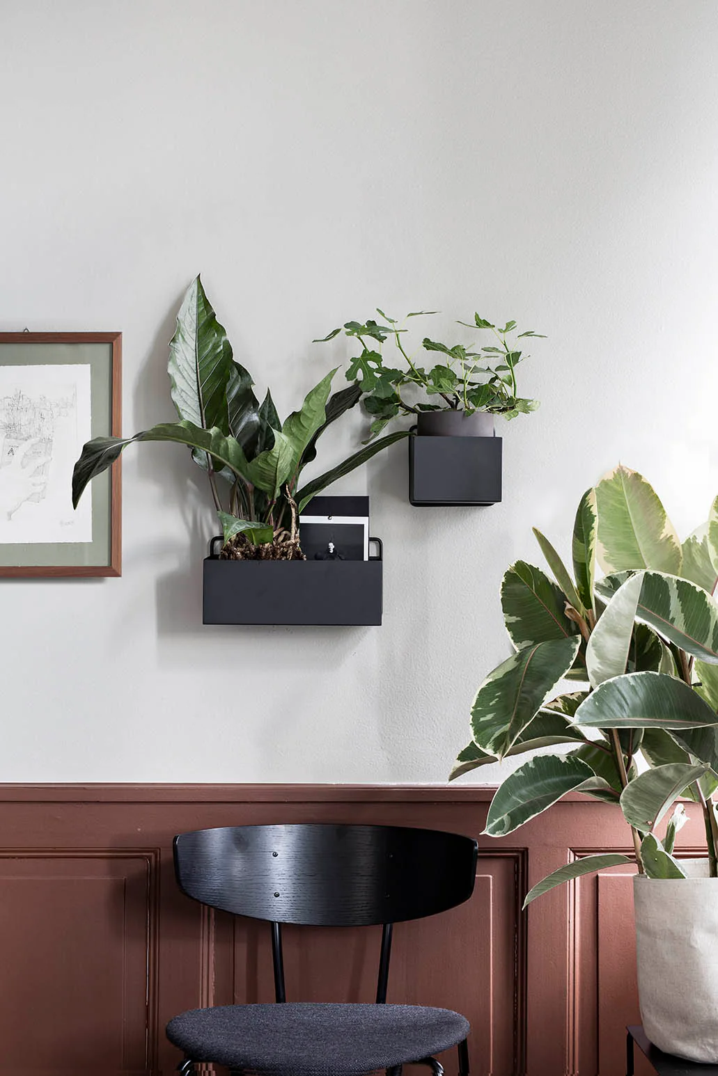 Ferm Living Wall Box Square - Black - Image 2