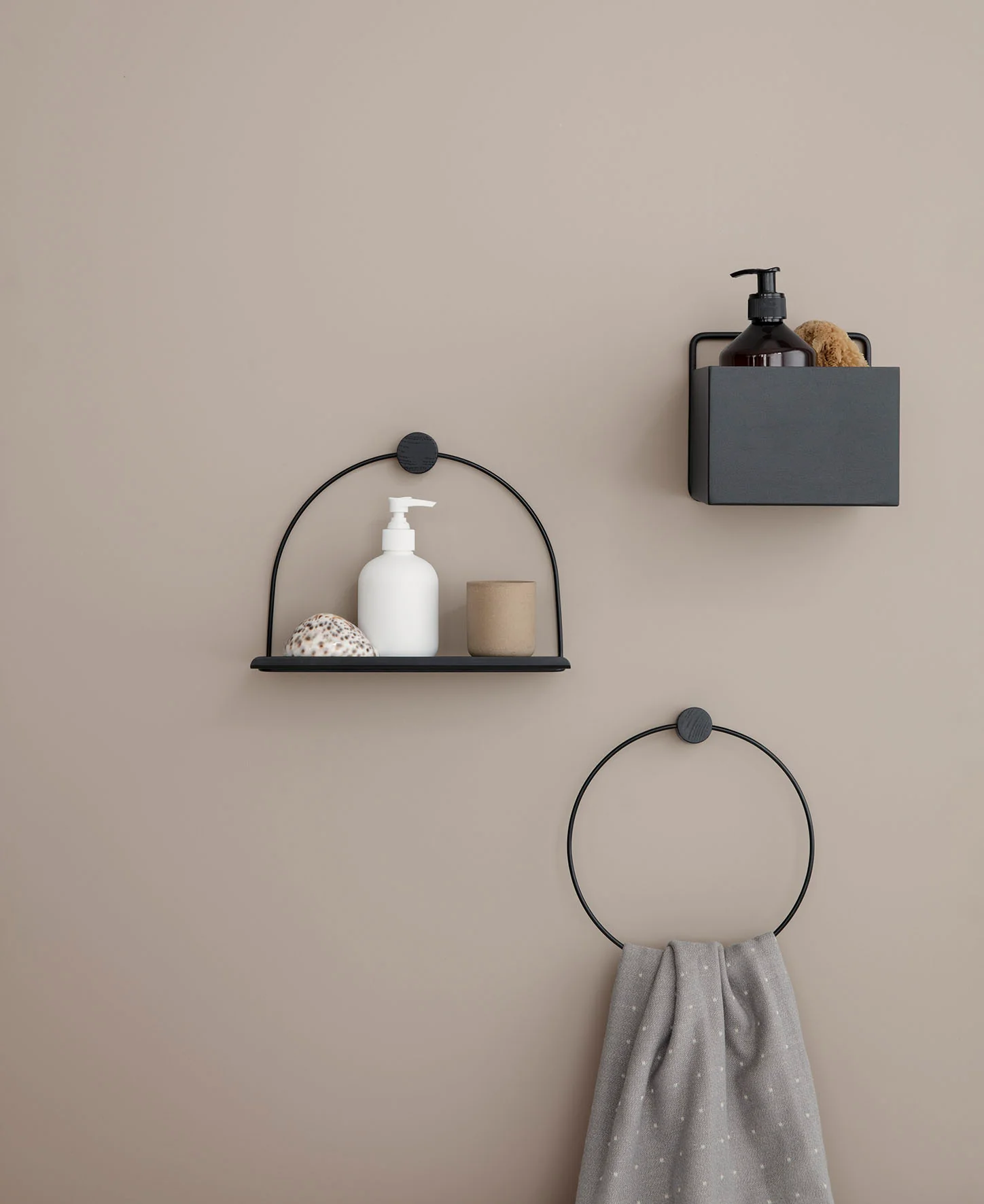 Ferm Living Wall Box Square - Black - Image 3