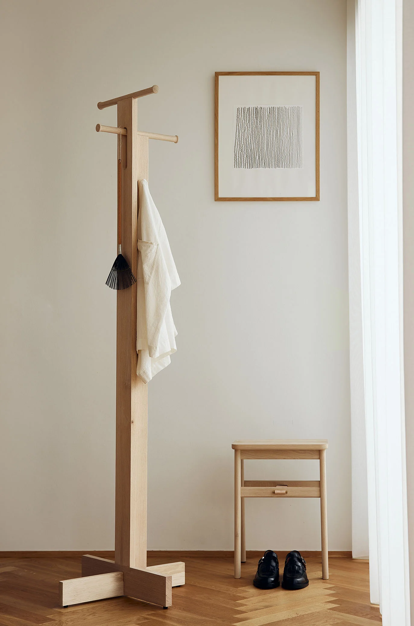 Form & Refine Angle Foldable Stool - Oak - Image 6