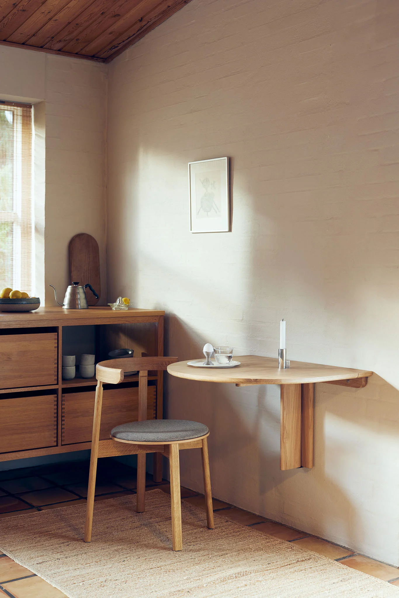 Form & Refine Trefoil Folding Wall Table - Image 3