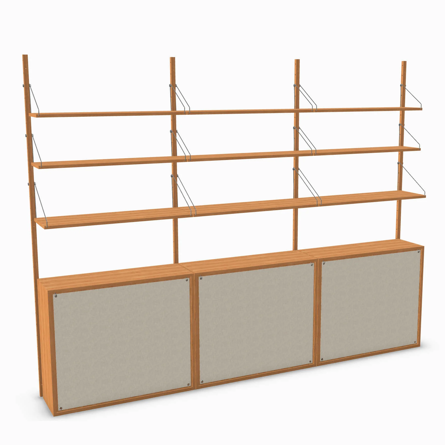 Frama Shelf Library H1187 Triple Section - Configuration 1