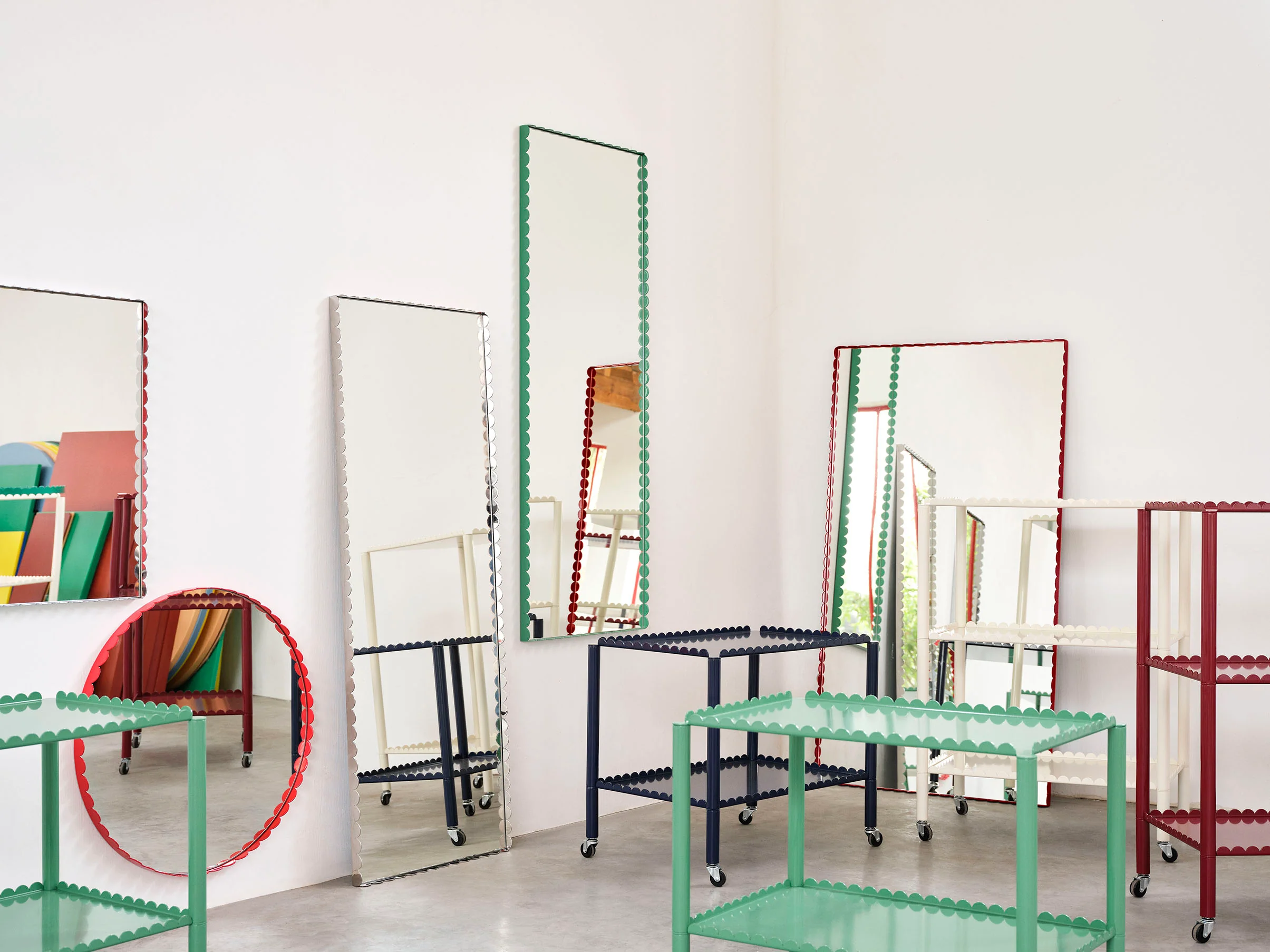 HAY Arcs Mirror Rectangle - Medium - Image 3