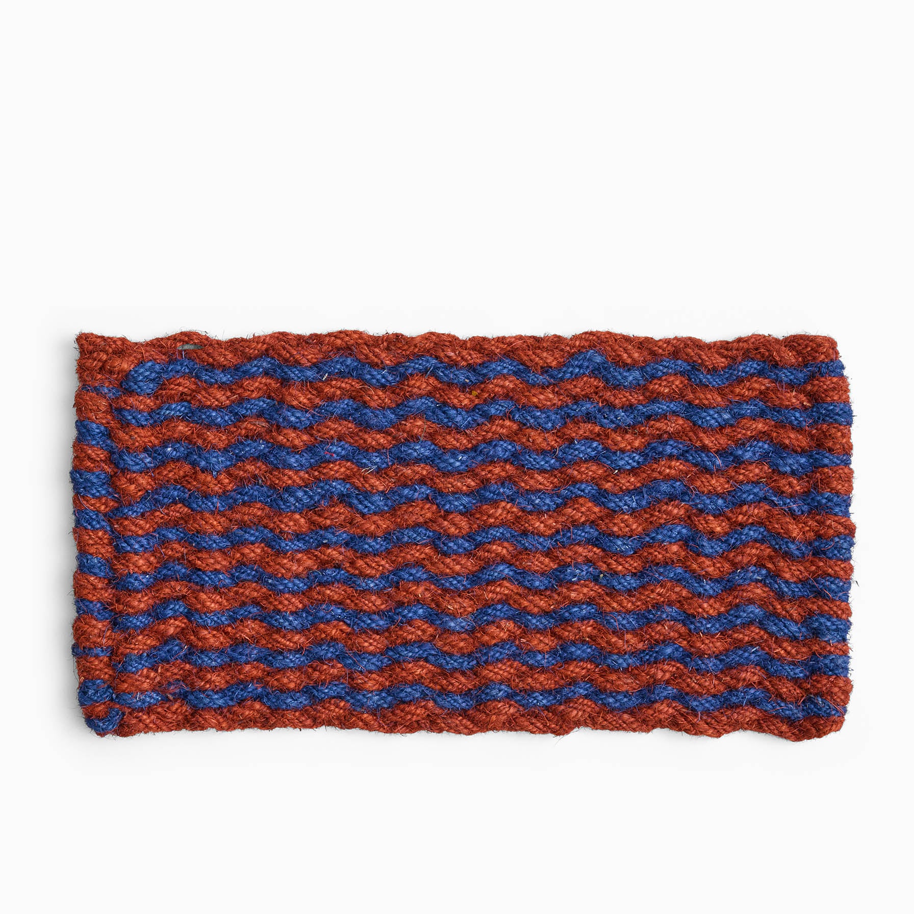 HAY Coco Door Mat - Brown and Navy