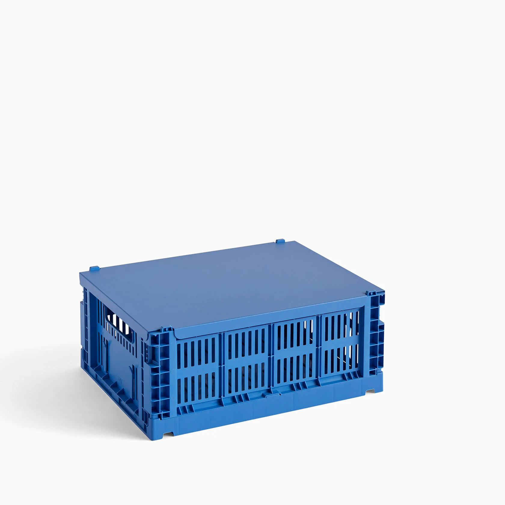 HAY Colour Crate Lid Medium - Electric Blue - Image 5