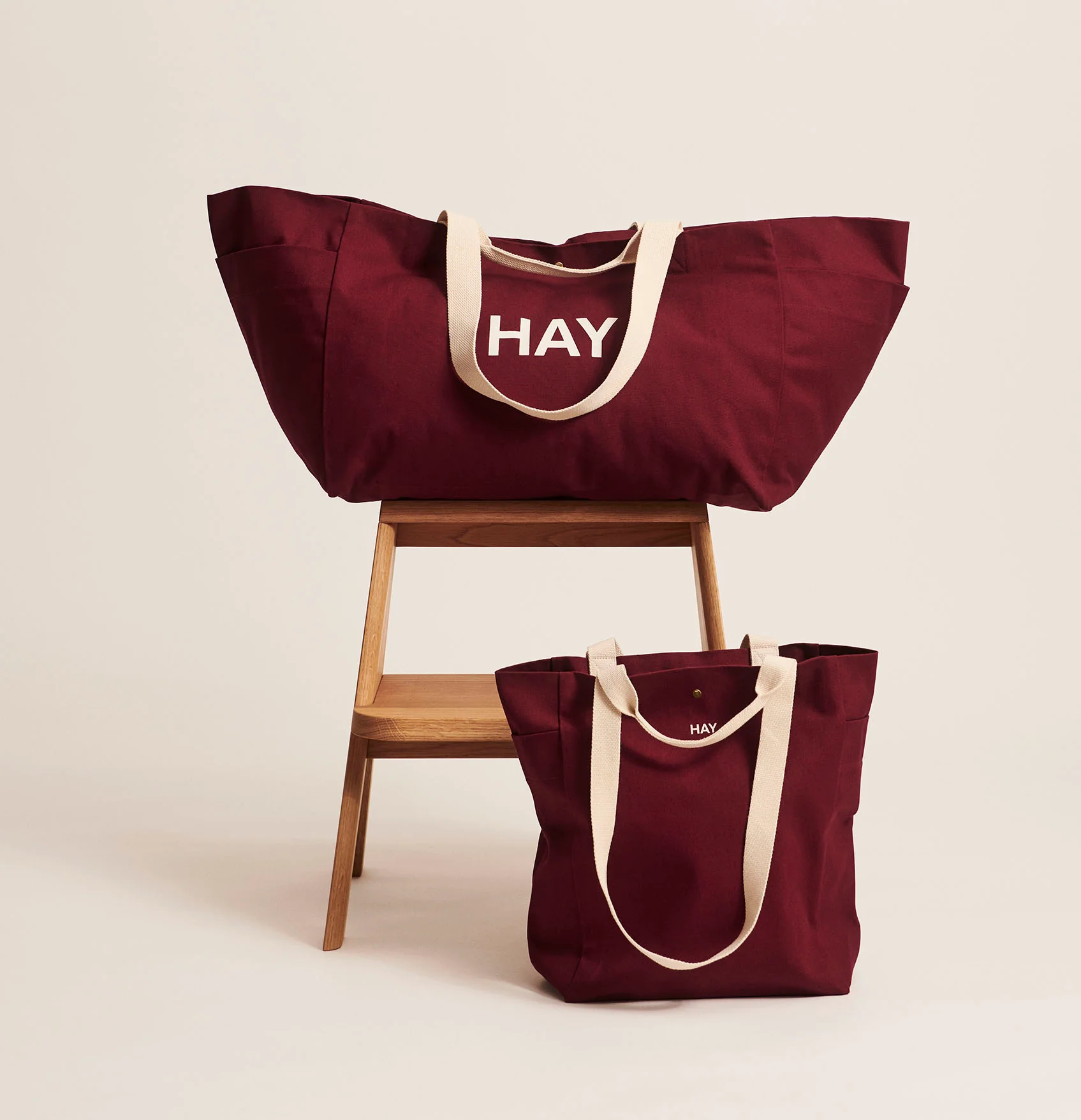 HAY Everyday Tote Bag - Burgundy - Image 2