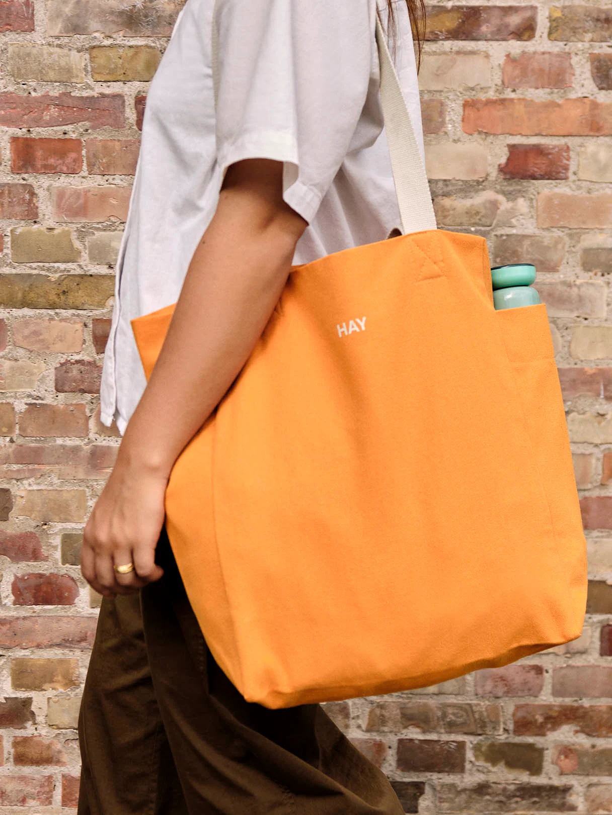 HAY Everyday Tote Bag - Mango - Image 2