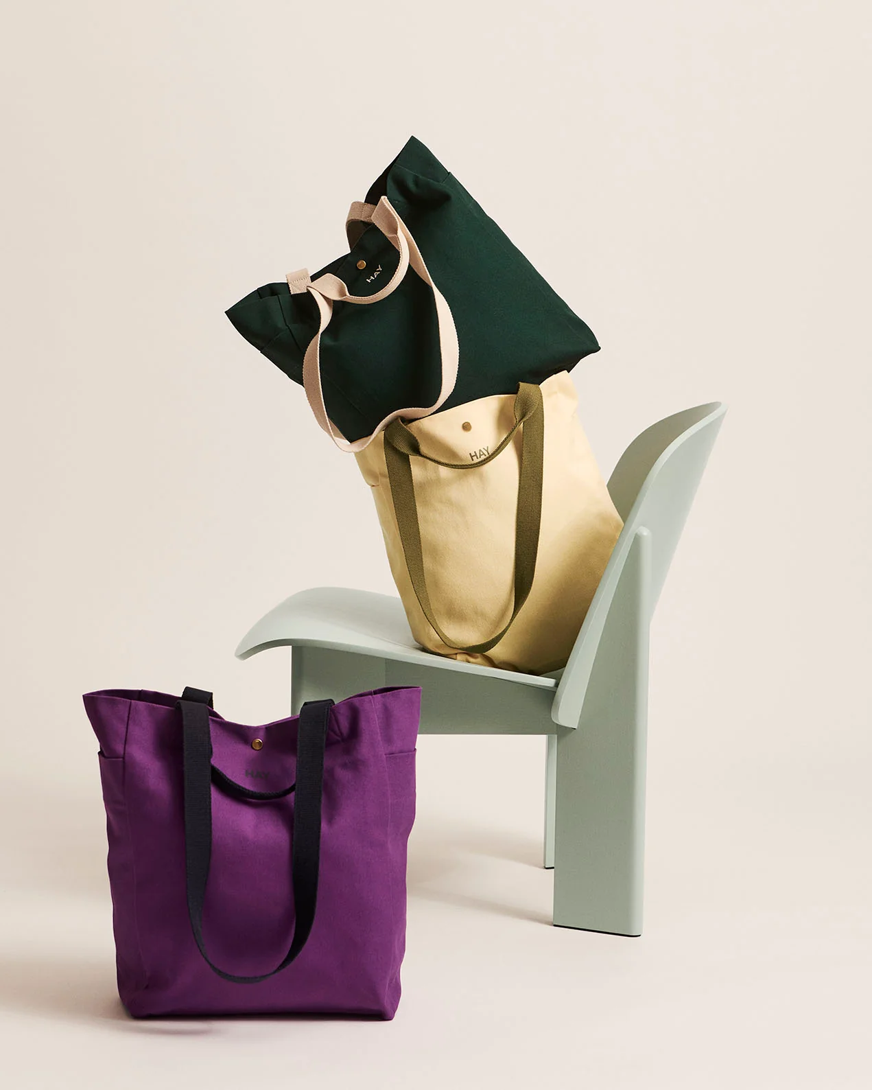 HAY Everyday Tote Bag - Soft Yellow - Image 2