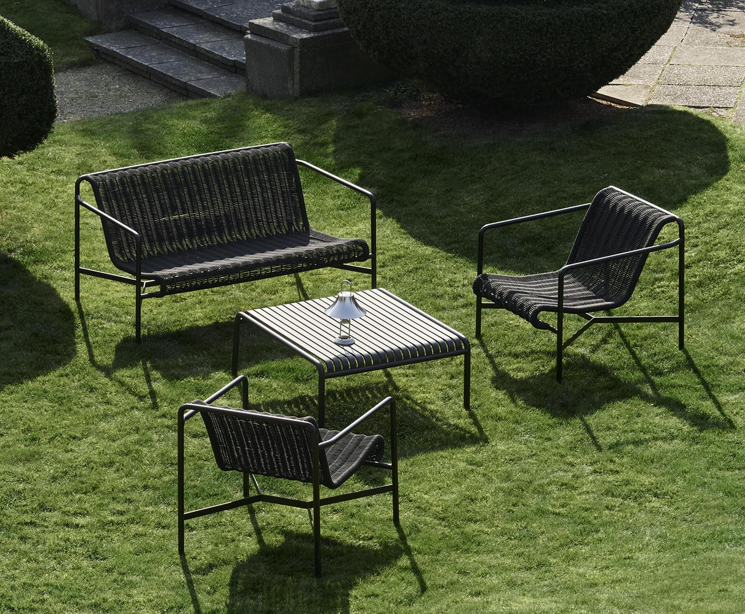 HAY Palissade Cord Dining Bench - Image 3