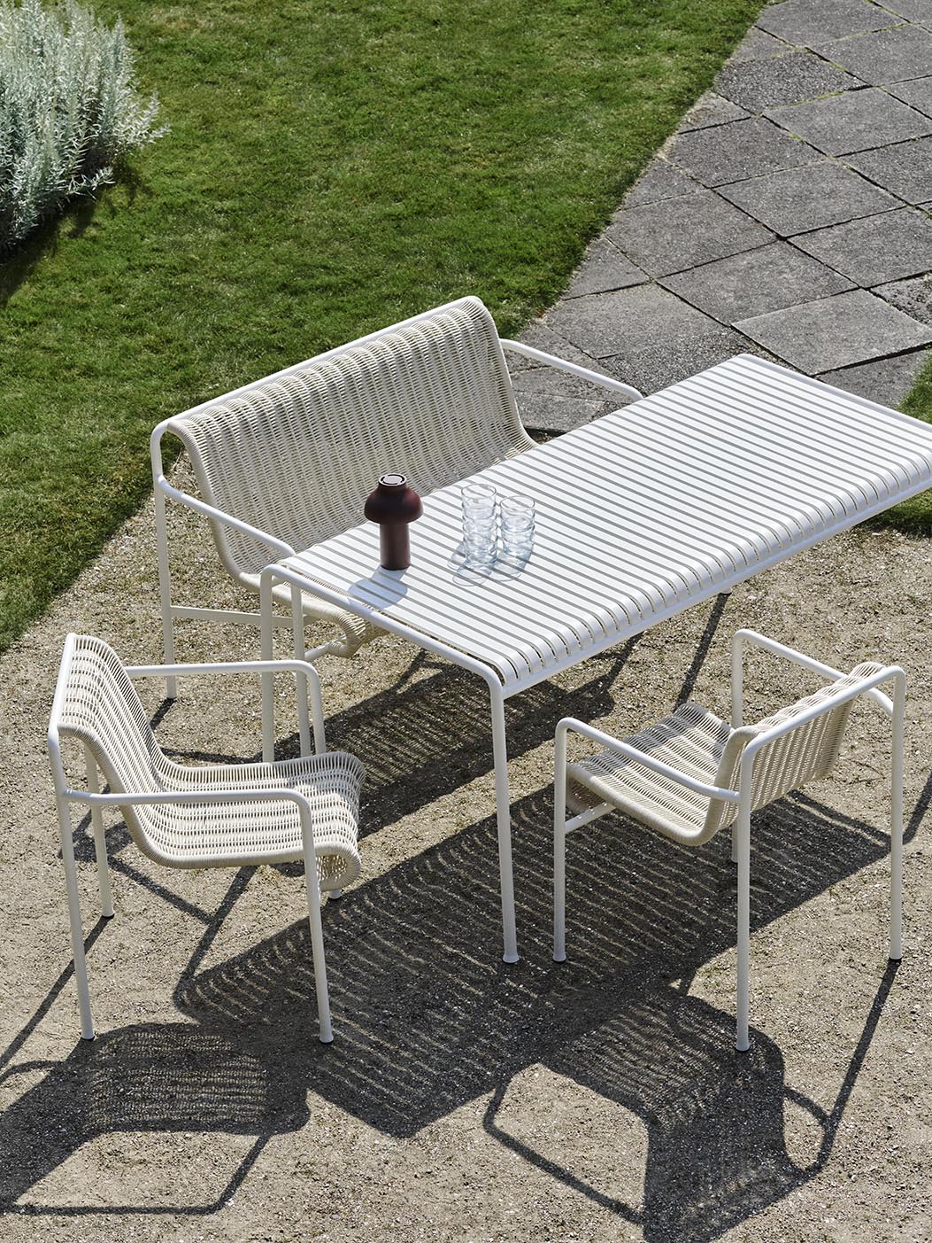 HAY Palissade Cord Dining Bench - Image 5