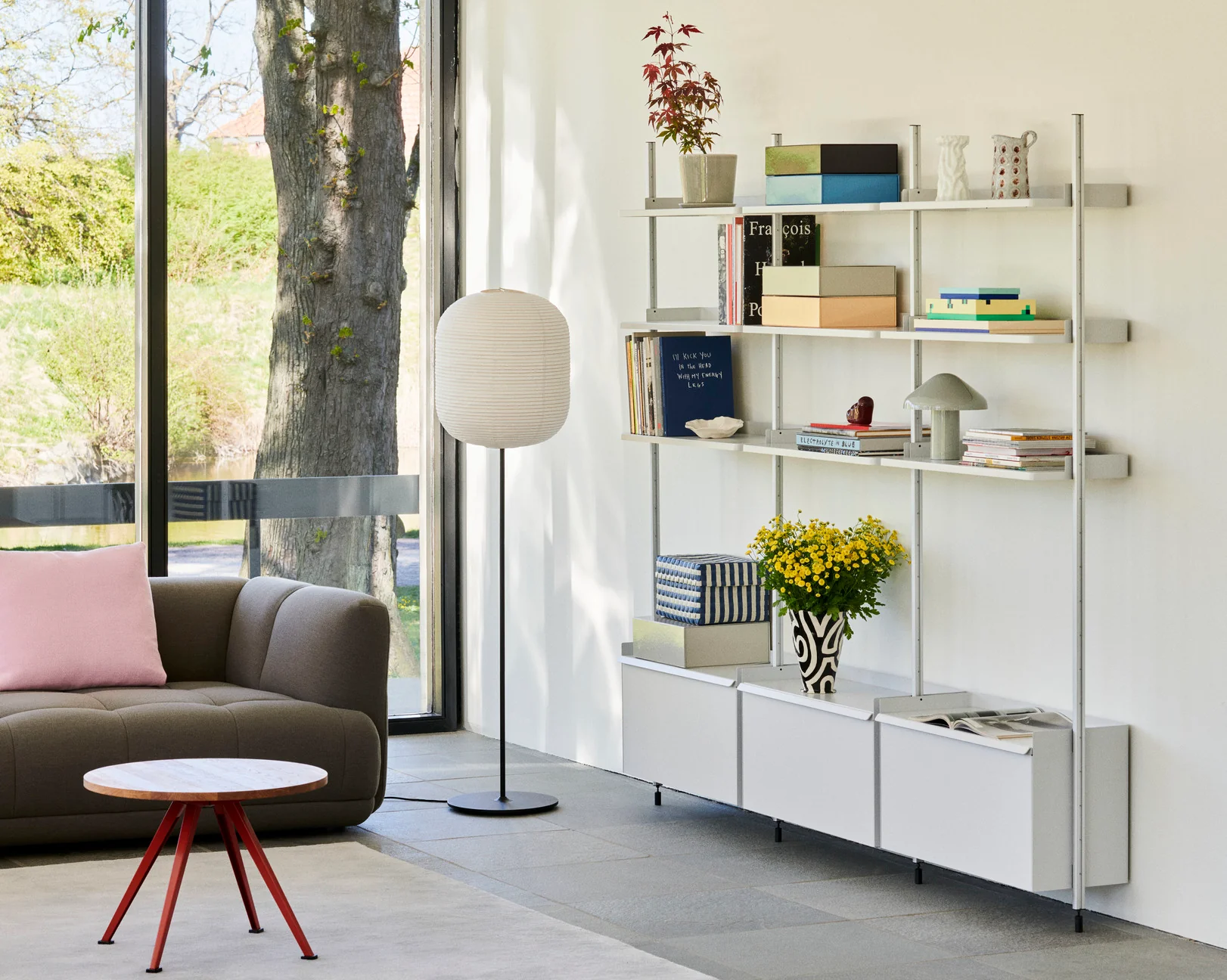 HAY Pao Portable Lamp - Cool Grey - Image 3