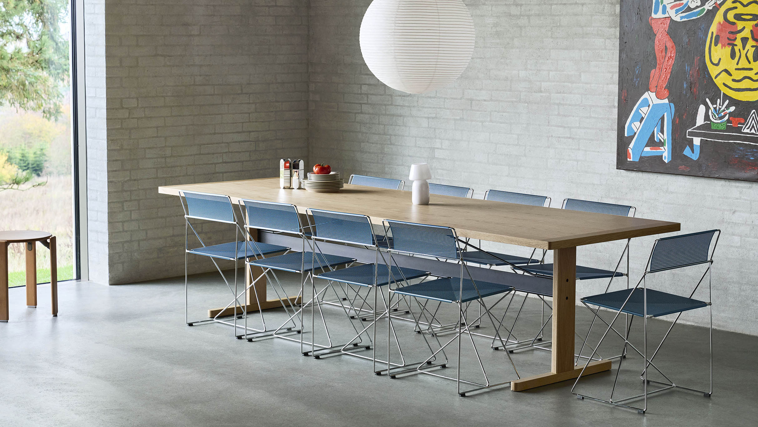 HAY X Line Chair - Chrome - Image 8