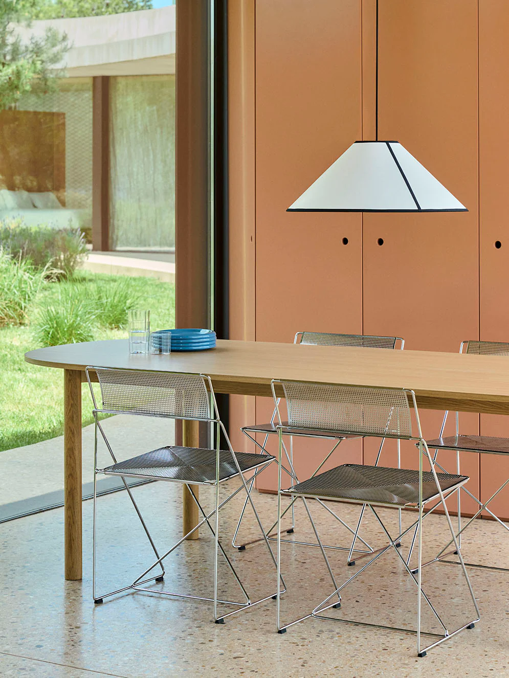 HAY X Line Chair - Galvanized - Image 4