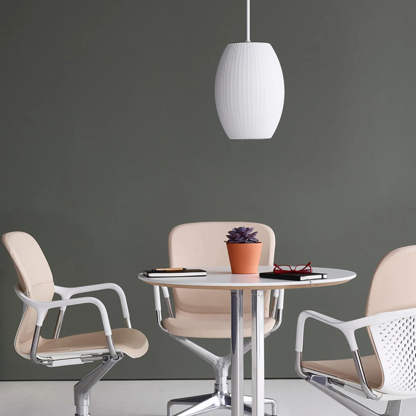 Herman Miller Nelson Cigar Bubble Pendant - Image 6