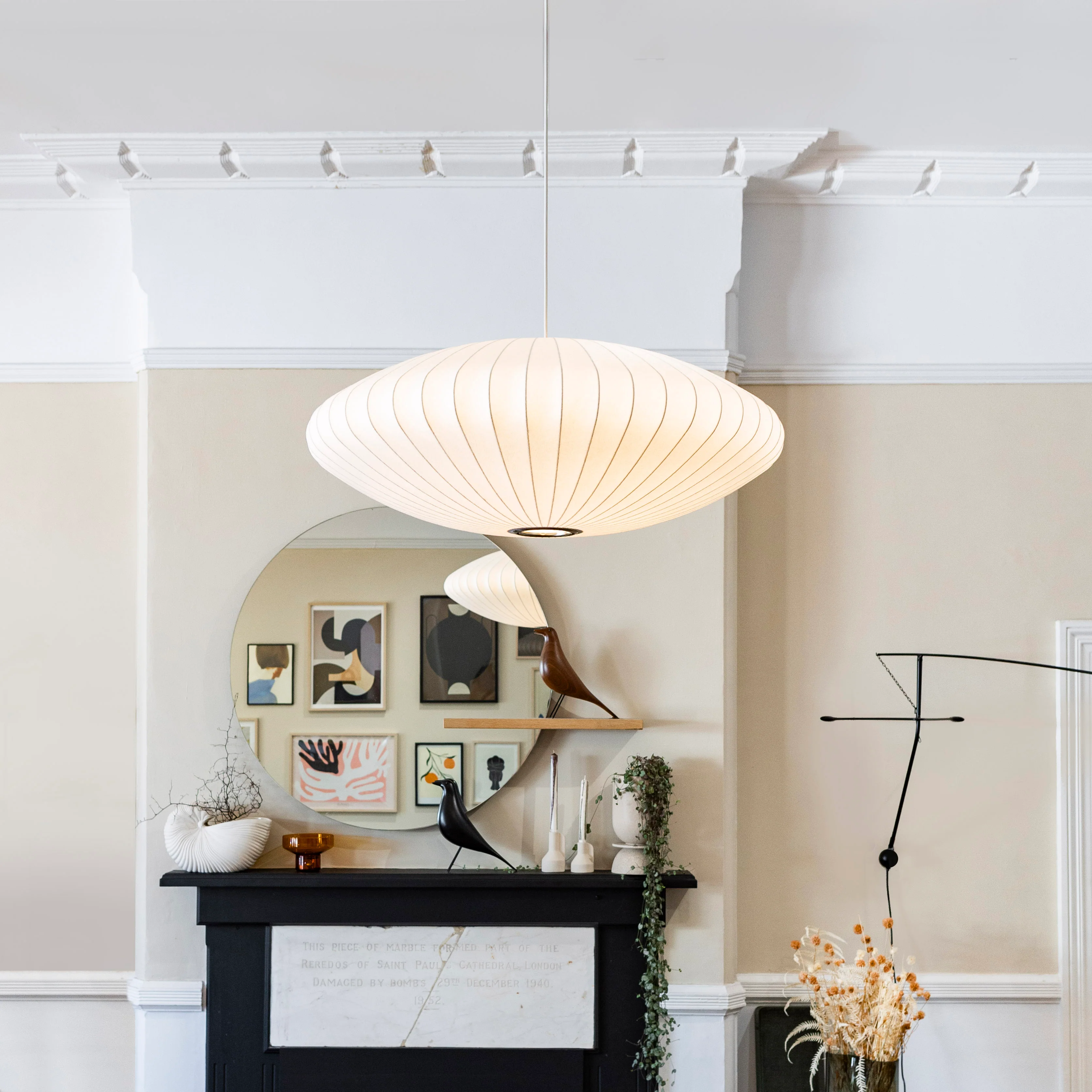 Herman Miller Nelson Saucer Bubble Lamp Large - Image 2