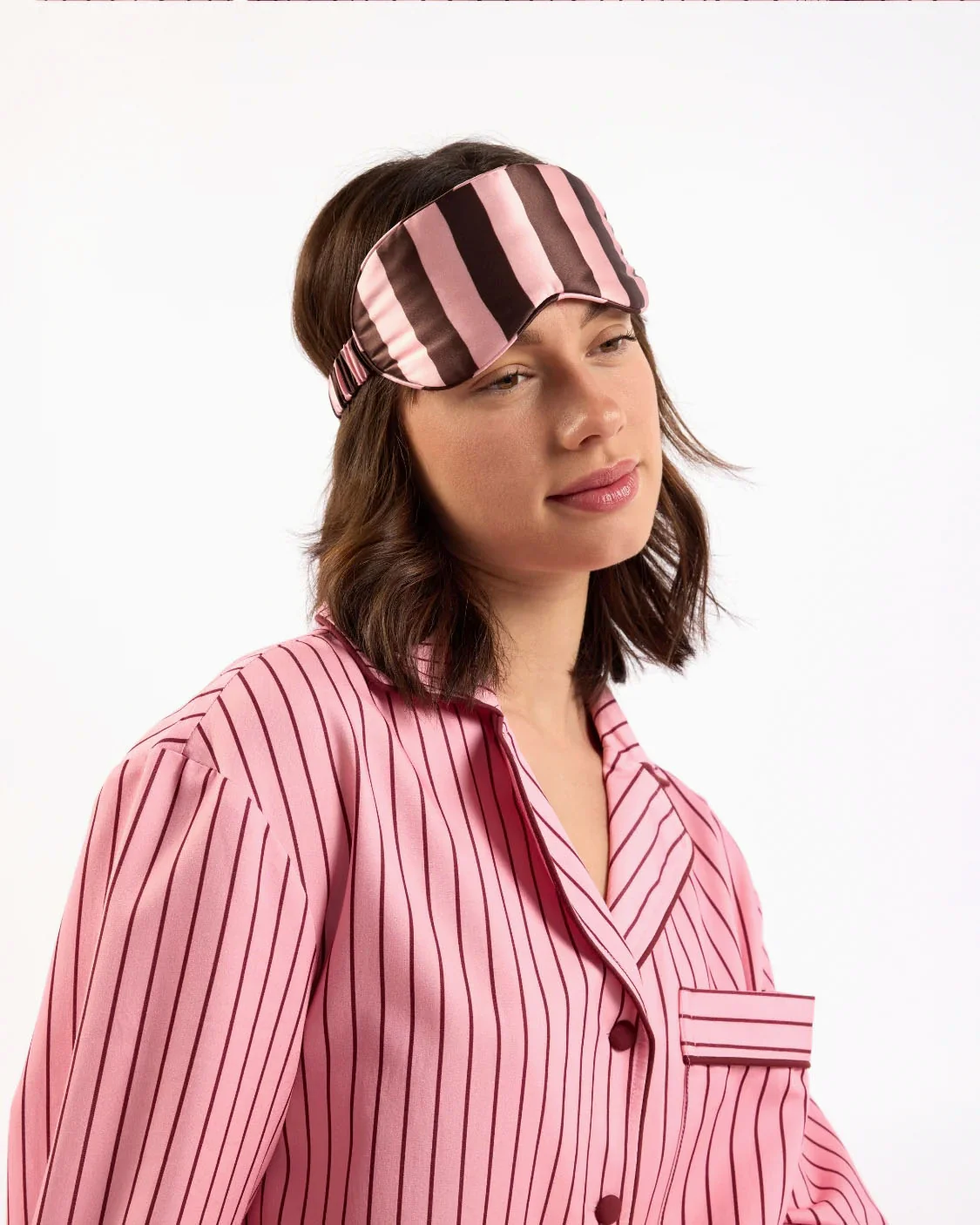Hommey Silk Eyemask - Rocky Road Stripes - Image 4