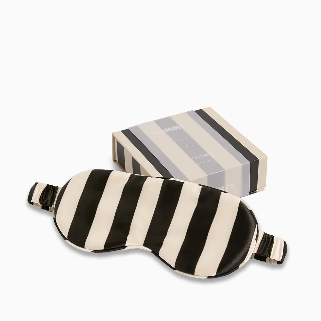 Hommey Silk Eyemask - Vanilla Bean Stripes - Image 4