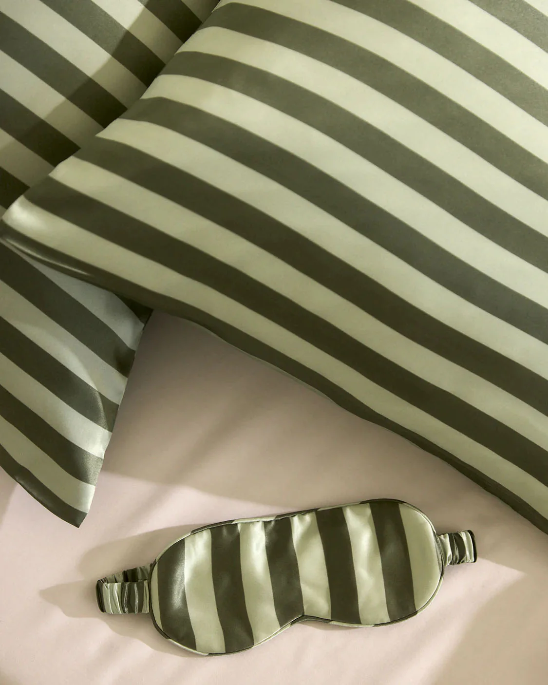 Hommey Silk Eyemask - Wasabi Stripes - Image 4