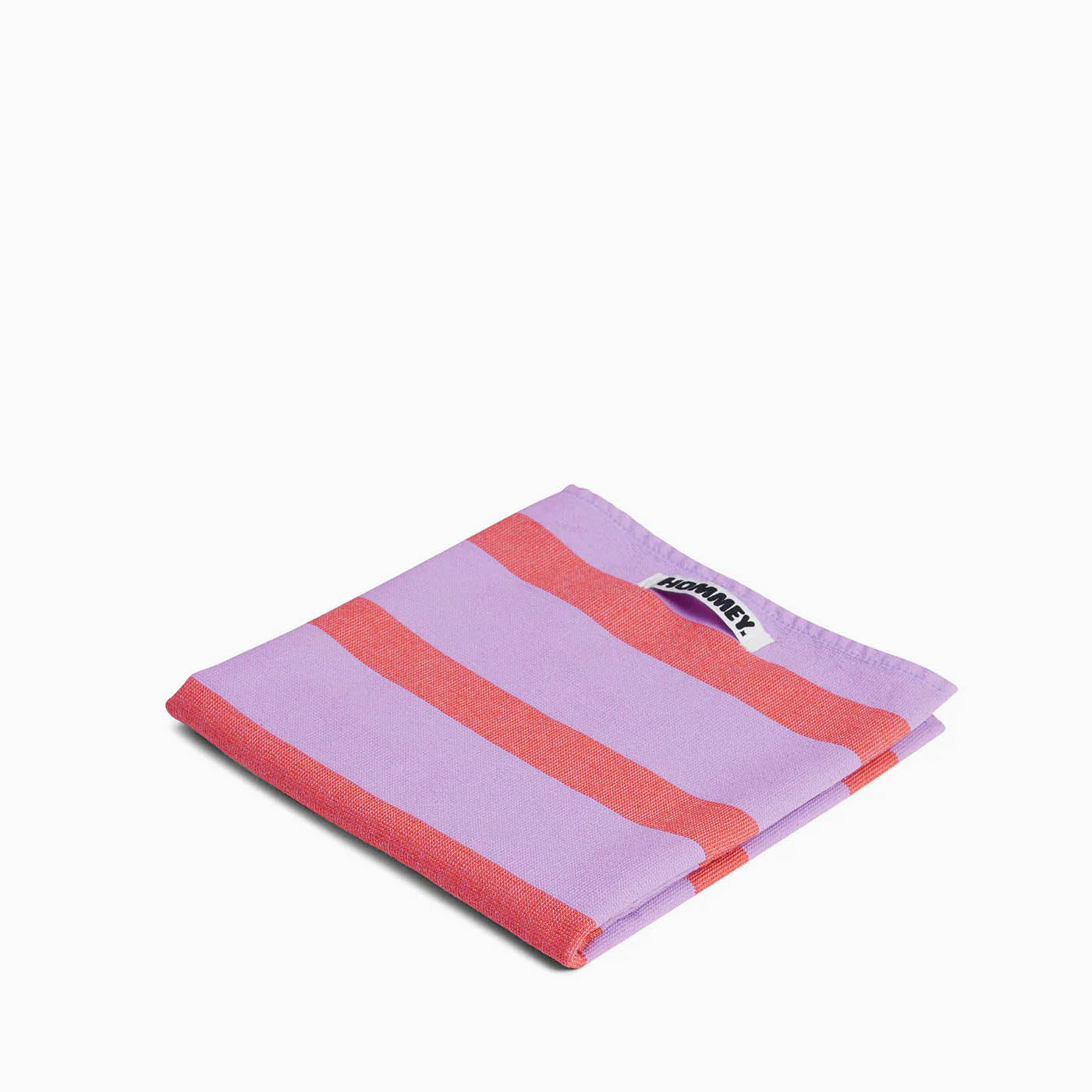 Hommey Tea Towel - Grapefruit Stripes