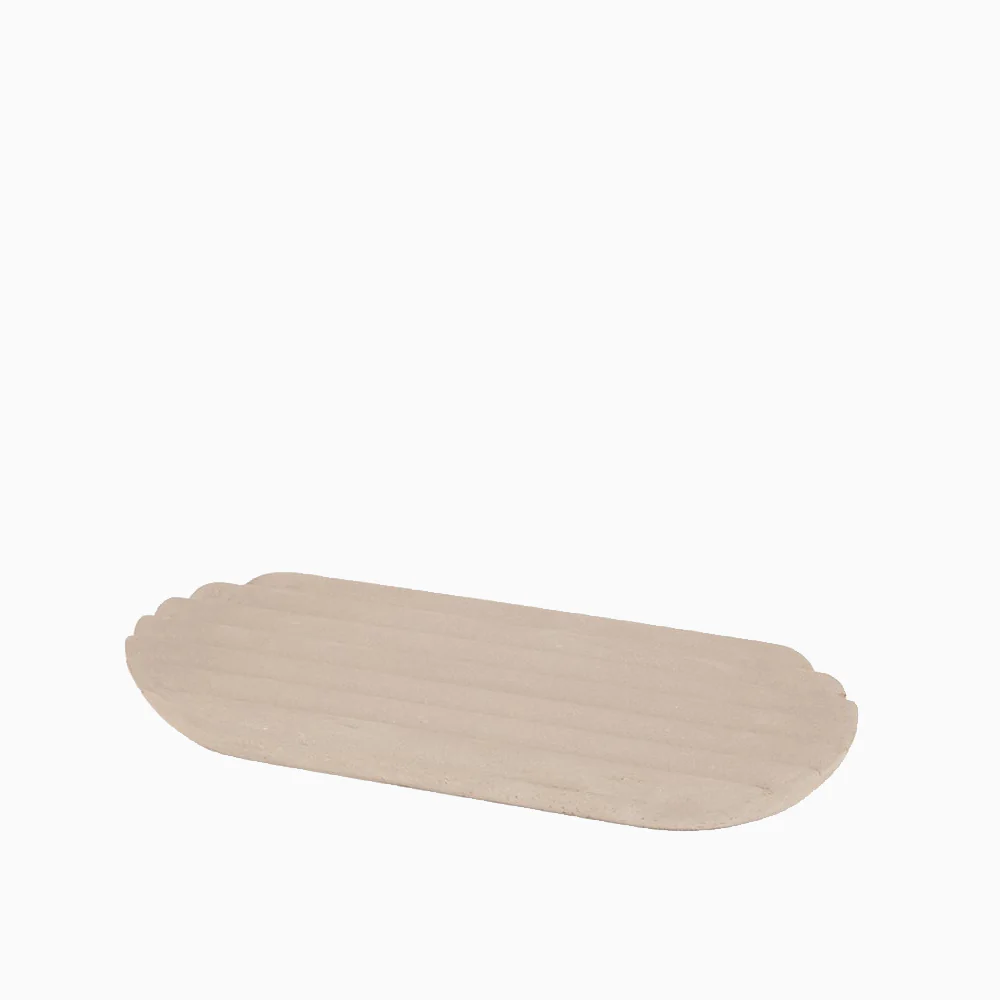 Iris Hantverk Concrete Tray Oval