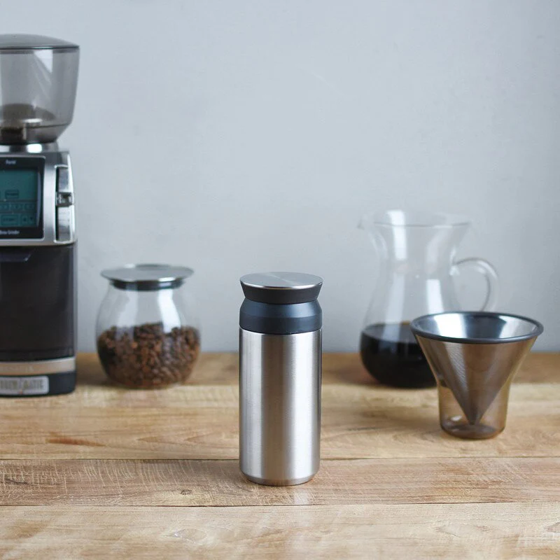 Kinto Travel Tumbler 350ml - Stainless Steel - Image 5