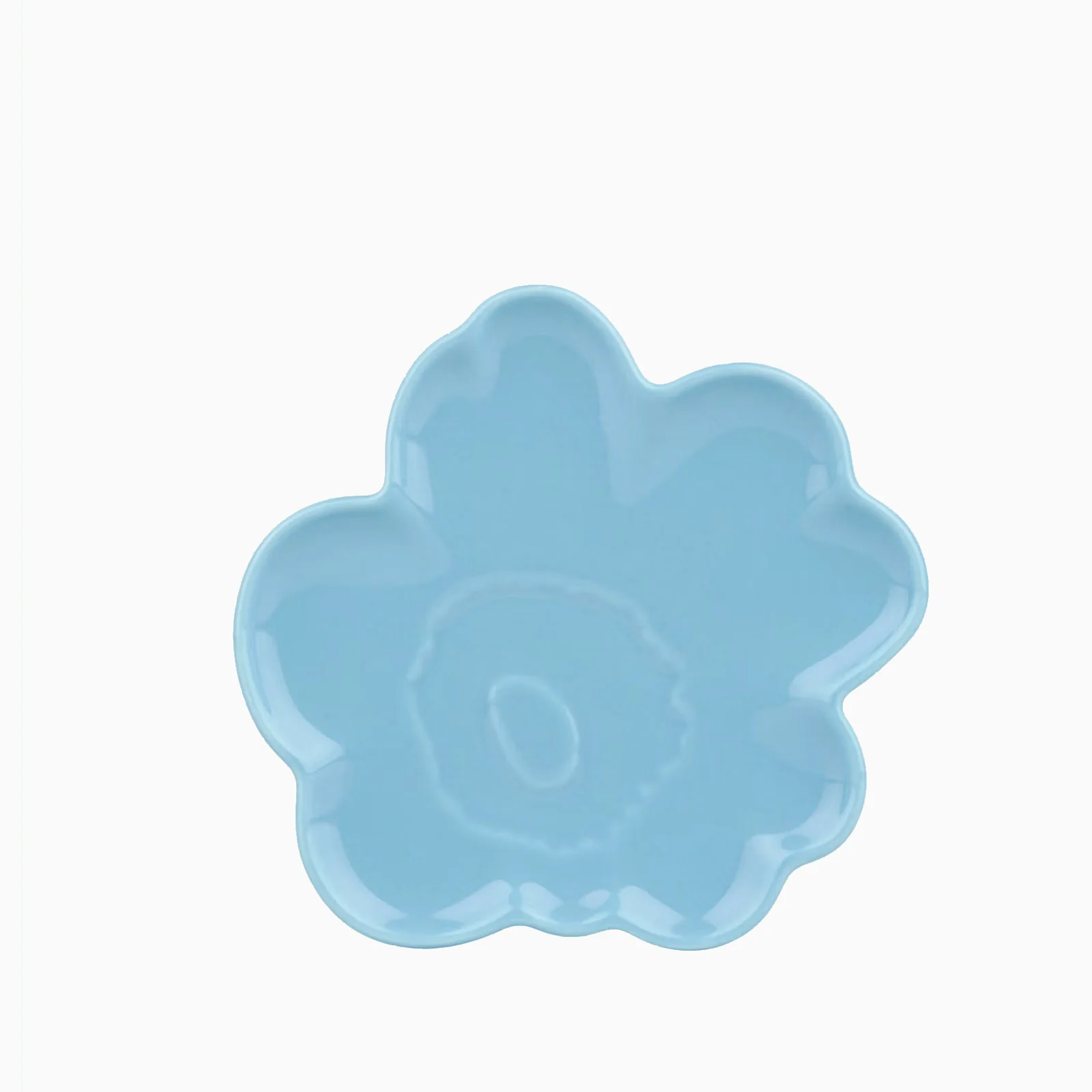Marimekko Unikko Plate 13cm (2 Pcs) - Forget Me Not/Stoneware - Image 2