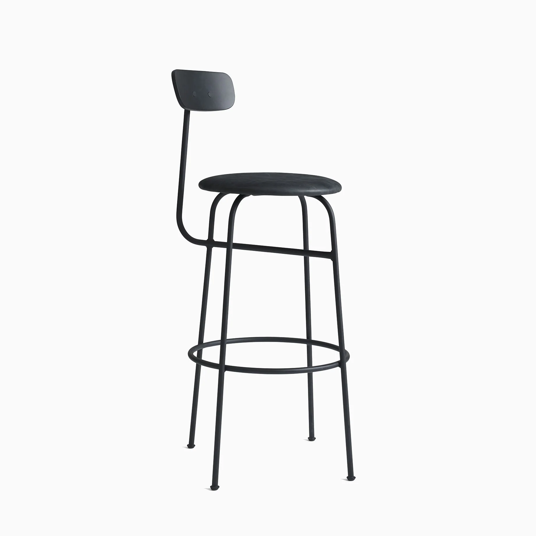 Audo Copenhagen Afteroom Bar or Counter Chair Black - Image 4