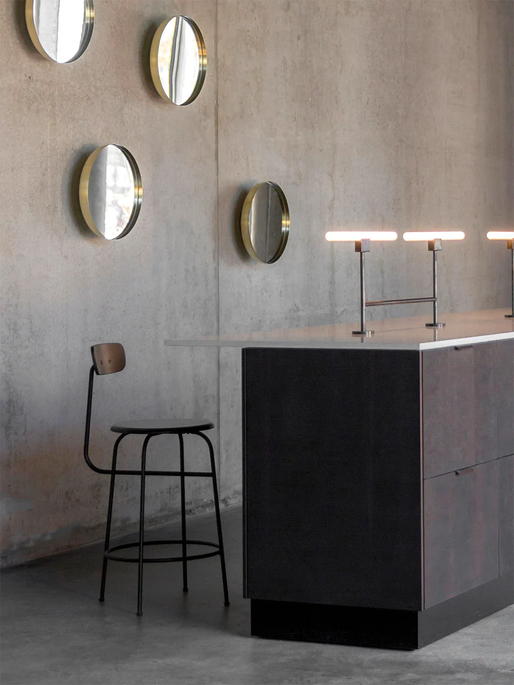 Audo Copenhagen Afteroom Bar or Counter Chair Black - Image 8