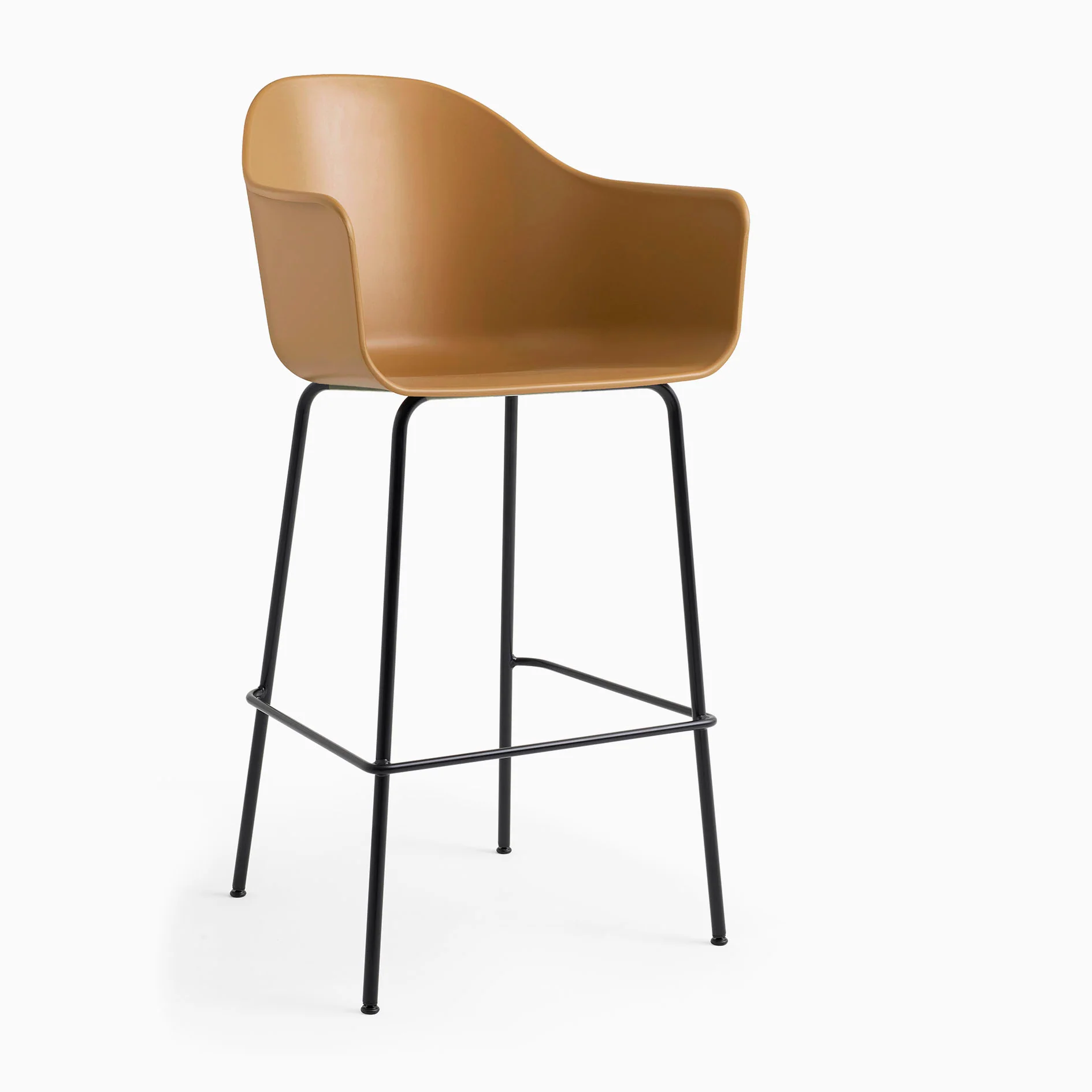 Audo Copenhagen Harbour Bar & Counter Chair - Black Base - Image 2