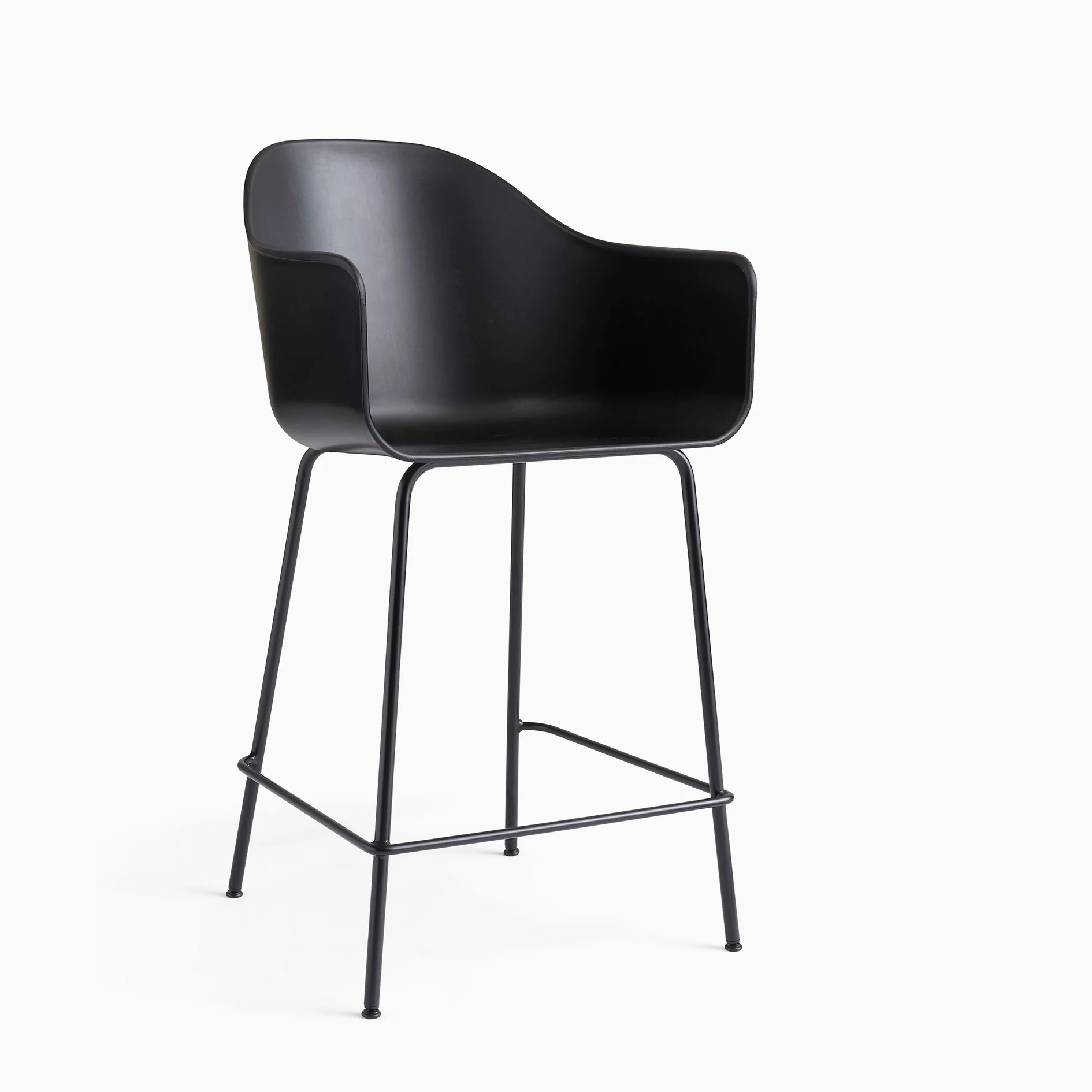 Audo Copenhagen Harbour Bar & Counter Chair - Black Base - Image 3