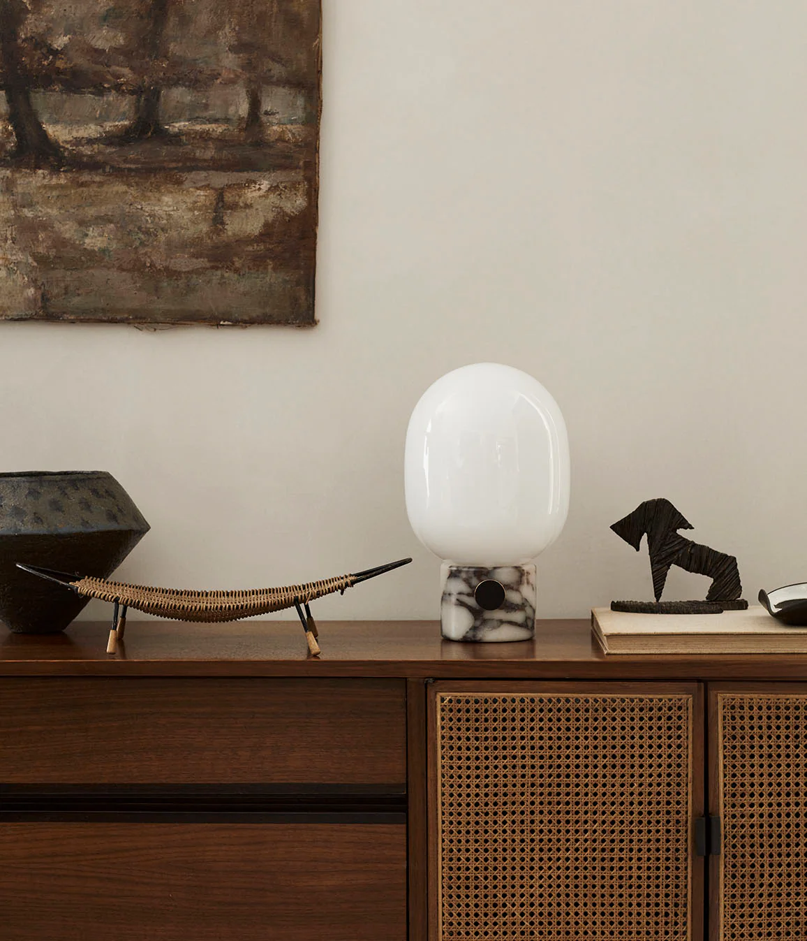 Audo Copenhagen JWDA Lamp Rose Calacatta Viola Marble - Image 3