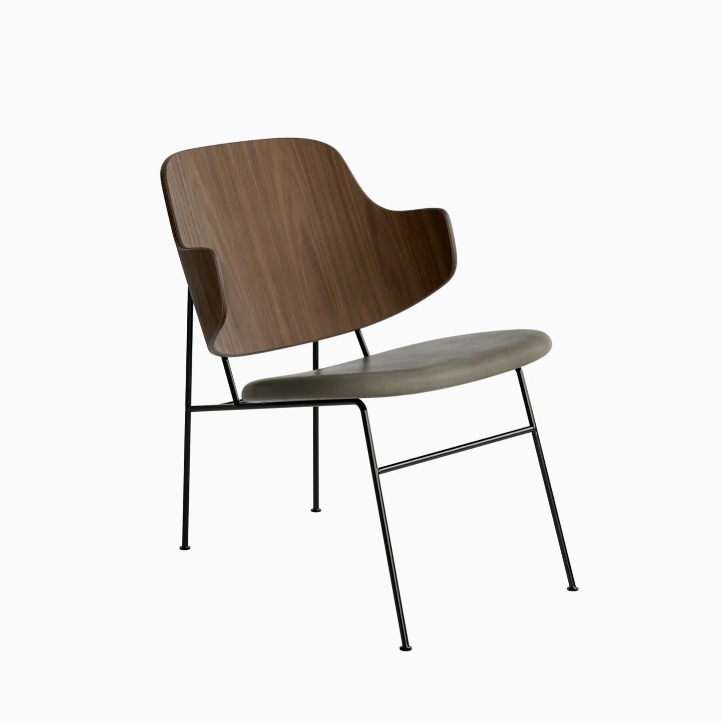 Audo Copenhagen Penguin Lounge Chair - Walnut - Image 2