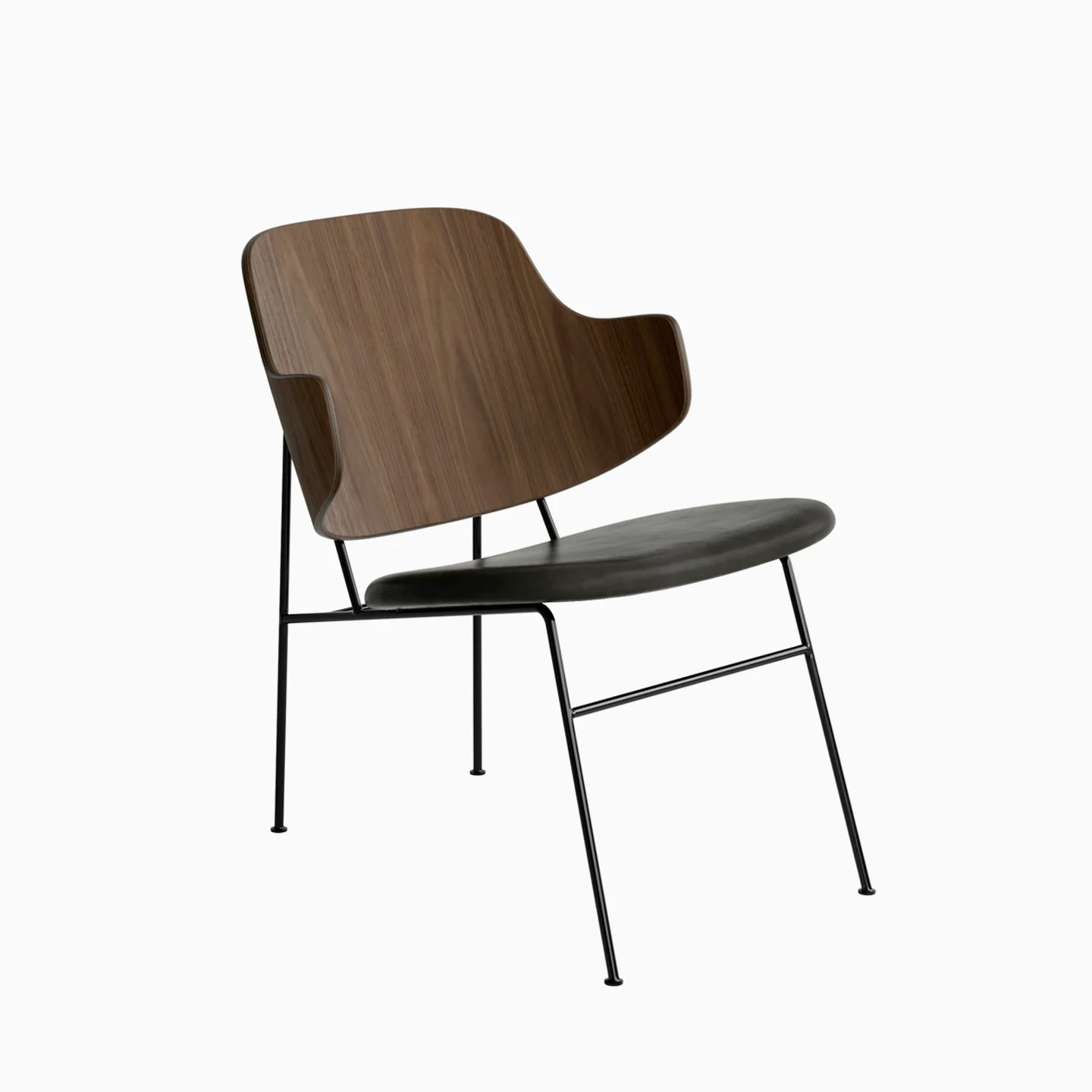 Audo Copenhagen Penguin Lounge Chair - Walnut - Image 3