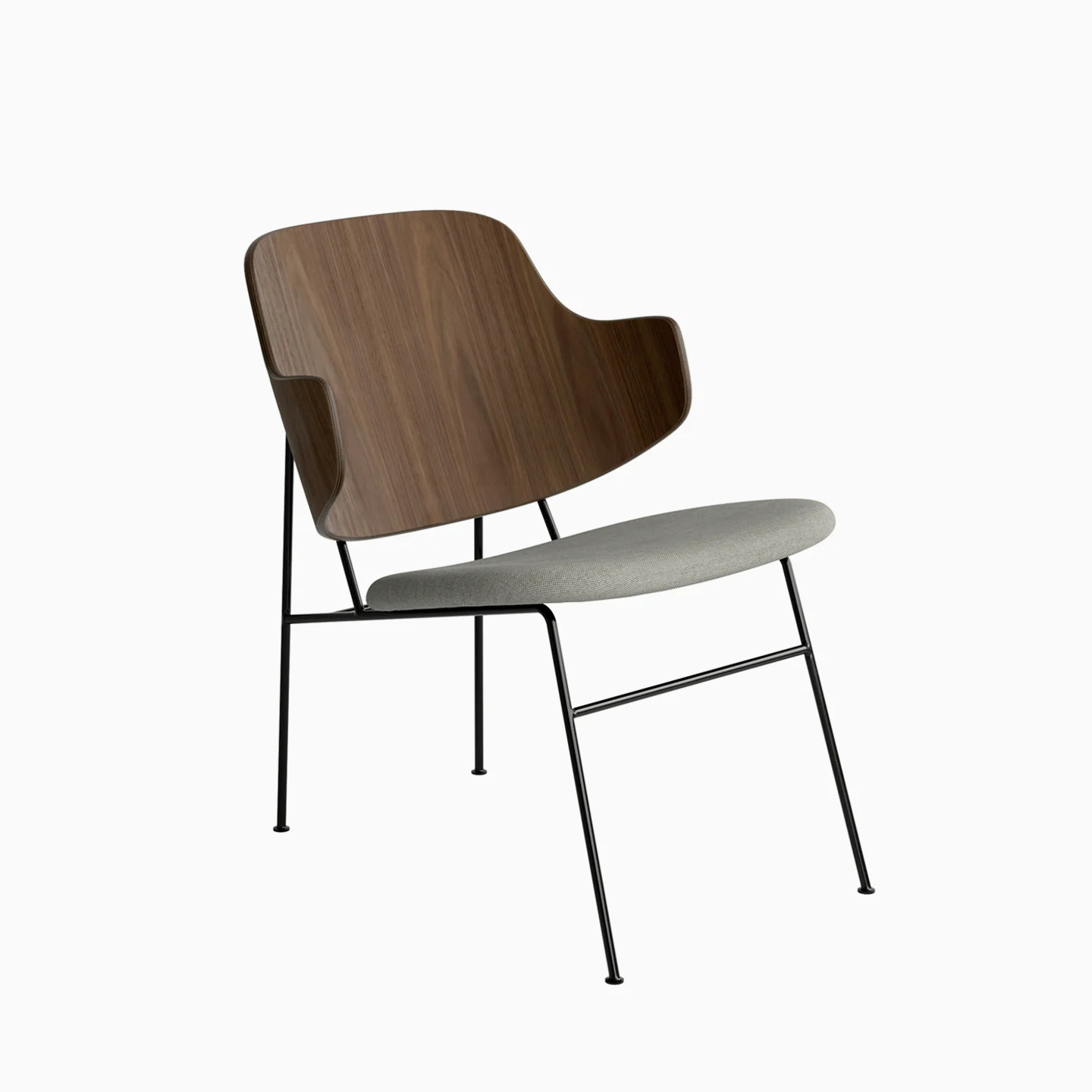 Audo Copenhagen Penguin Lounge Chair - Walnut - Image 4