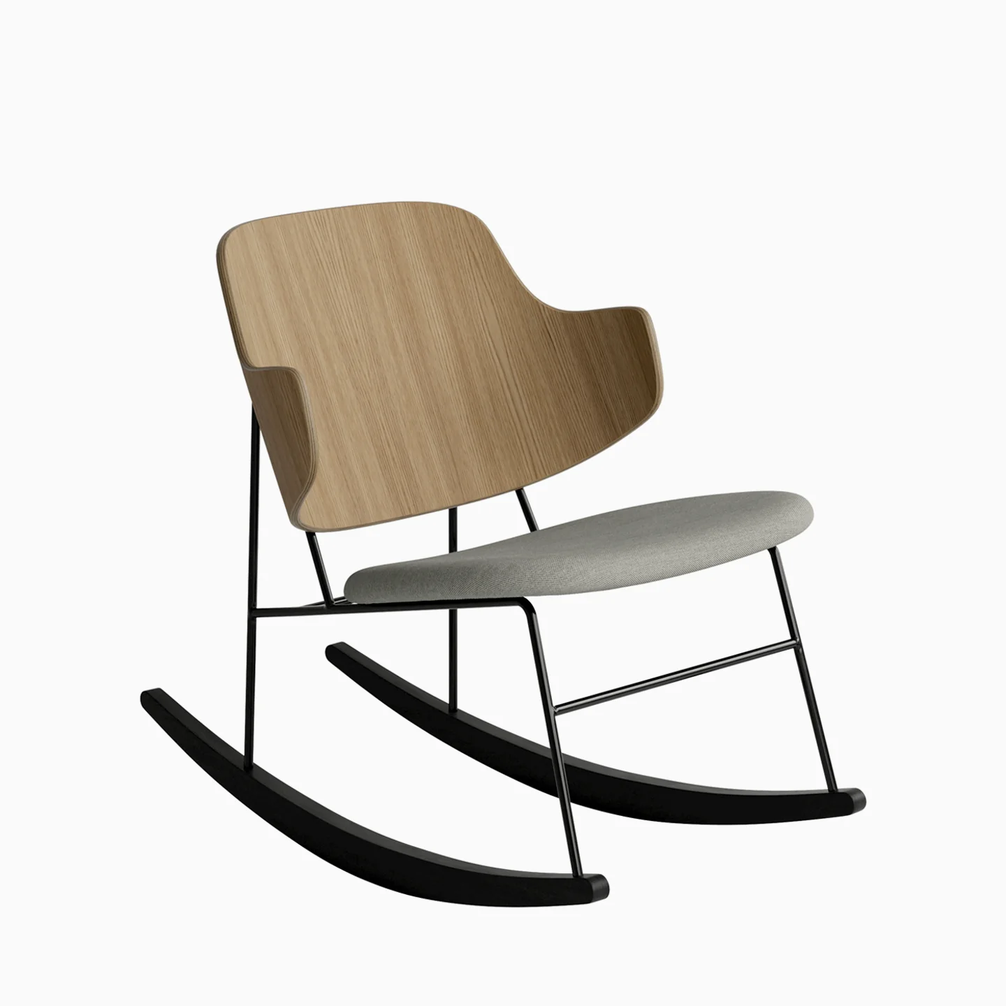 Audo Copenhagen Penguin Rocking Chair - Natural Oak - Image 4