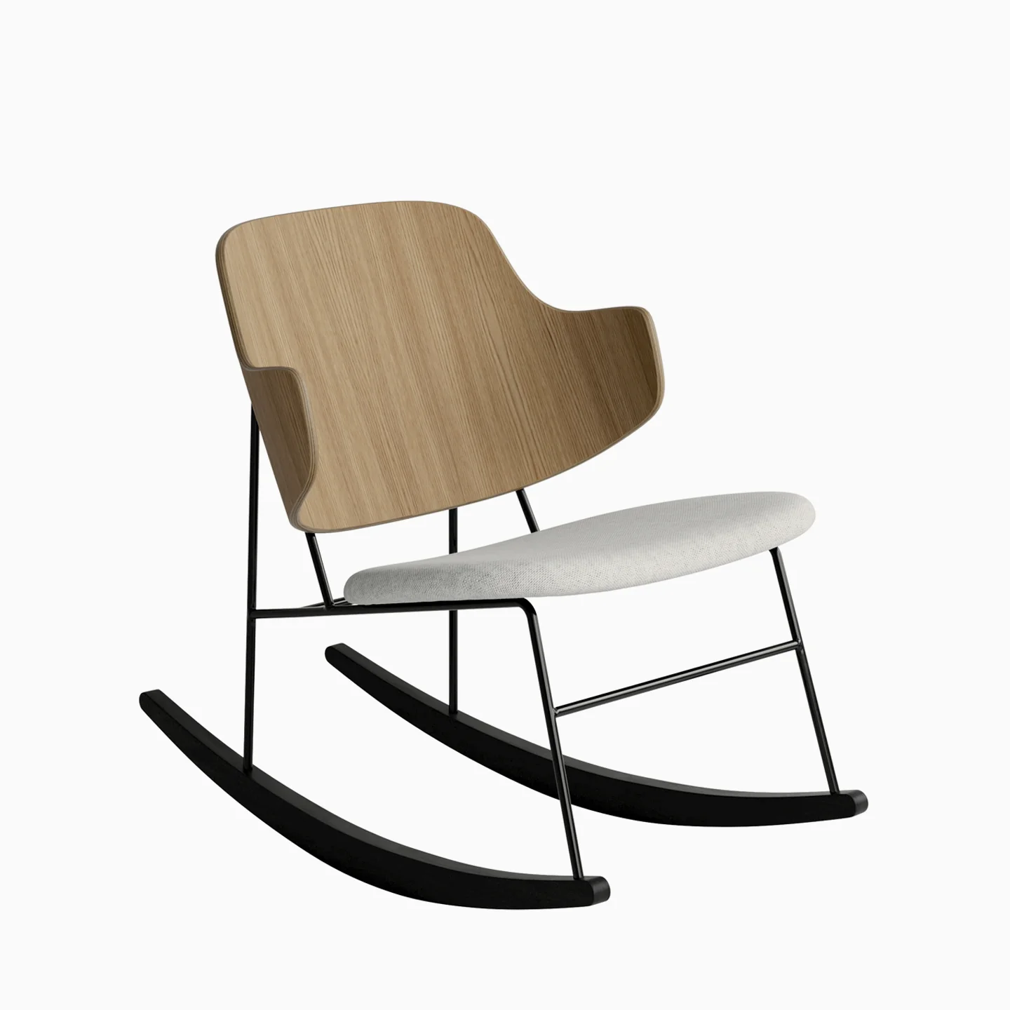 Audo Copenhagen Penguin Rocking Chair - Natural Oak - Image 6