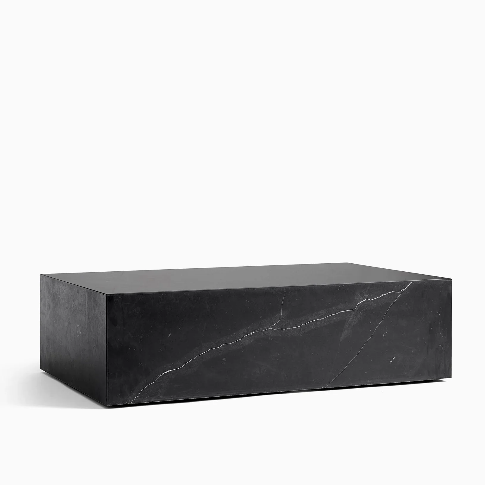 Audo Copenhagen Plinth Low - Black Marquina Marble