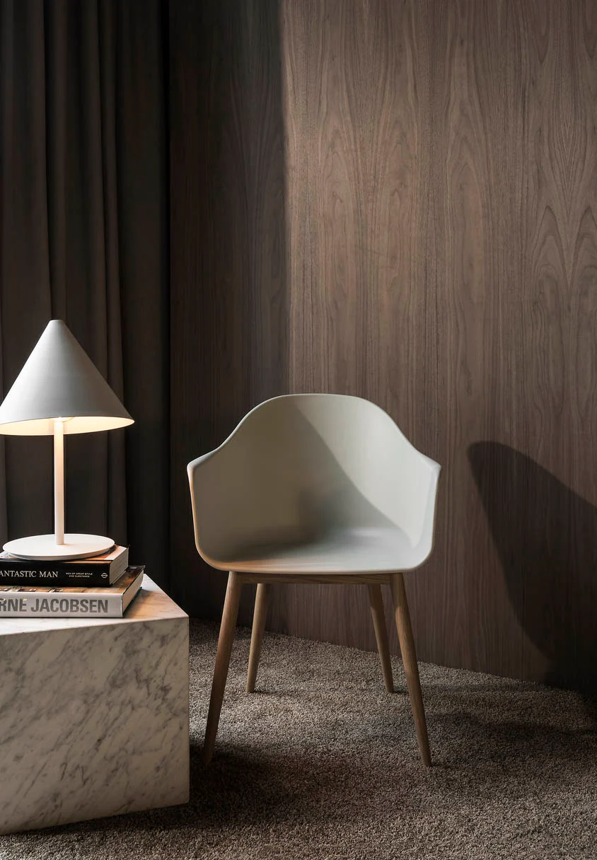 Audo Copenhagen Plinth Low - White Carrara Marble - Image 4