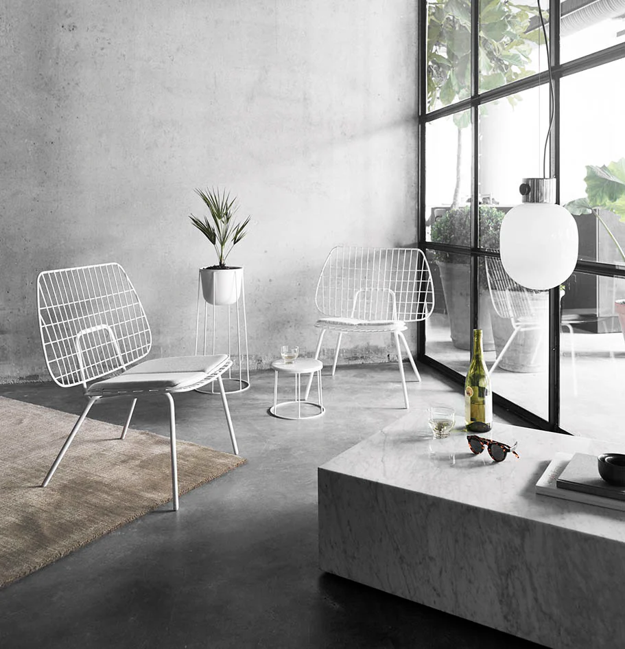 Audo Copenhagen Plinth Low - White Carrara Marble - Image 5