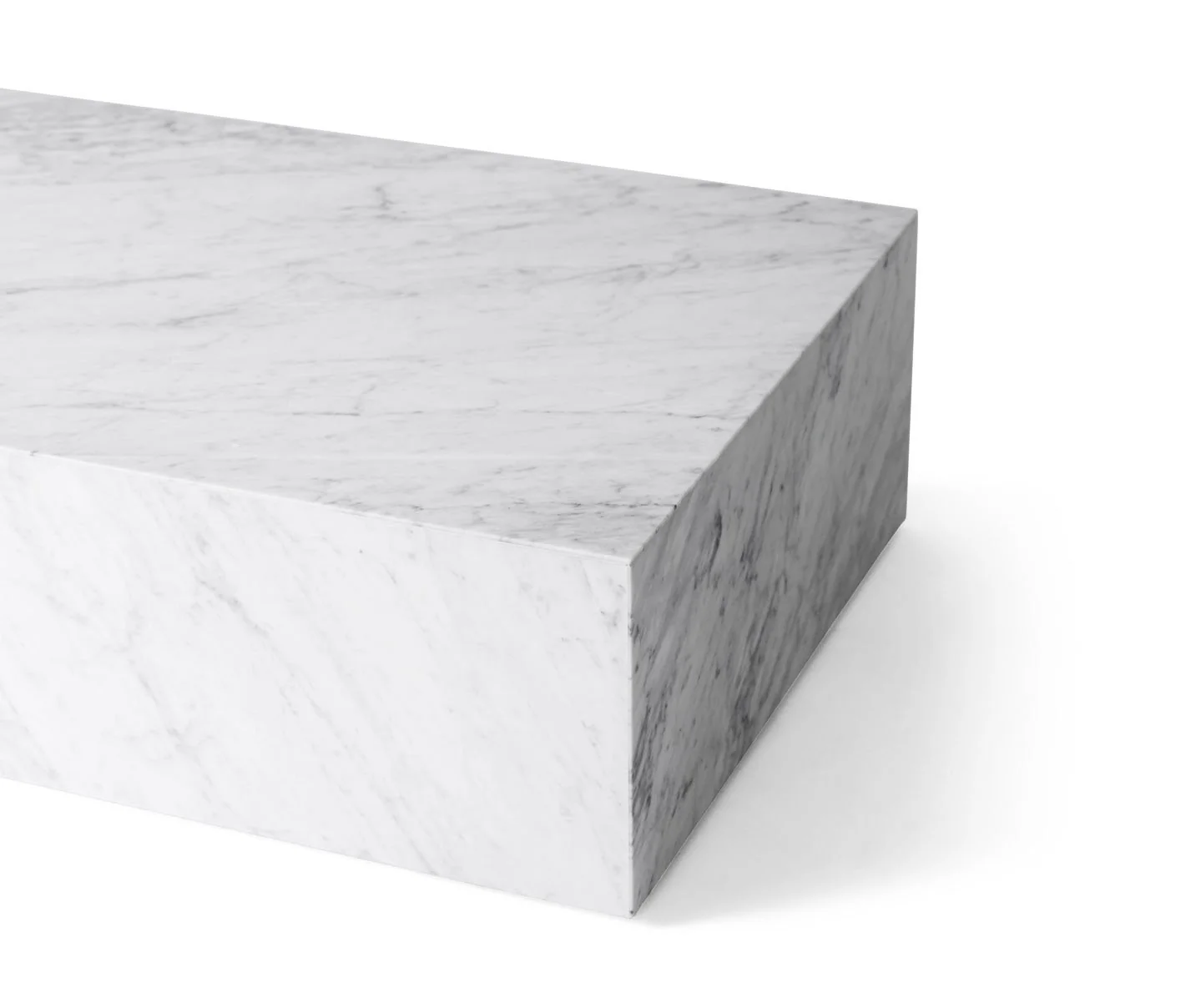 Audo Copenhagen Plinth Low - White Carrara Marble - Image 7
