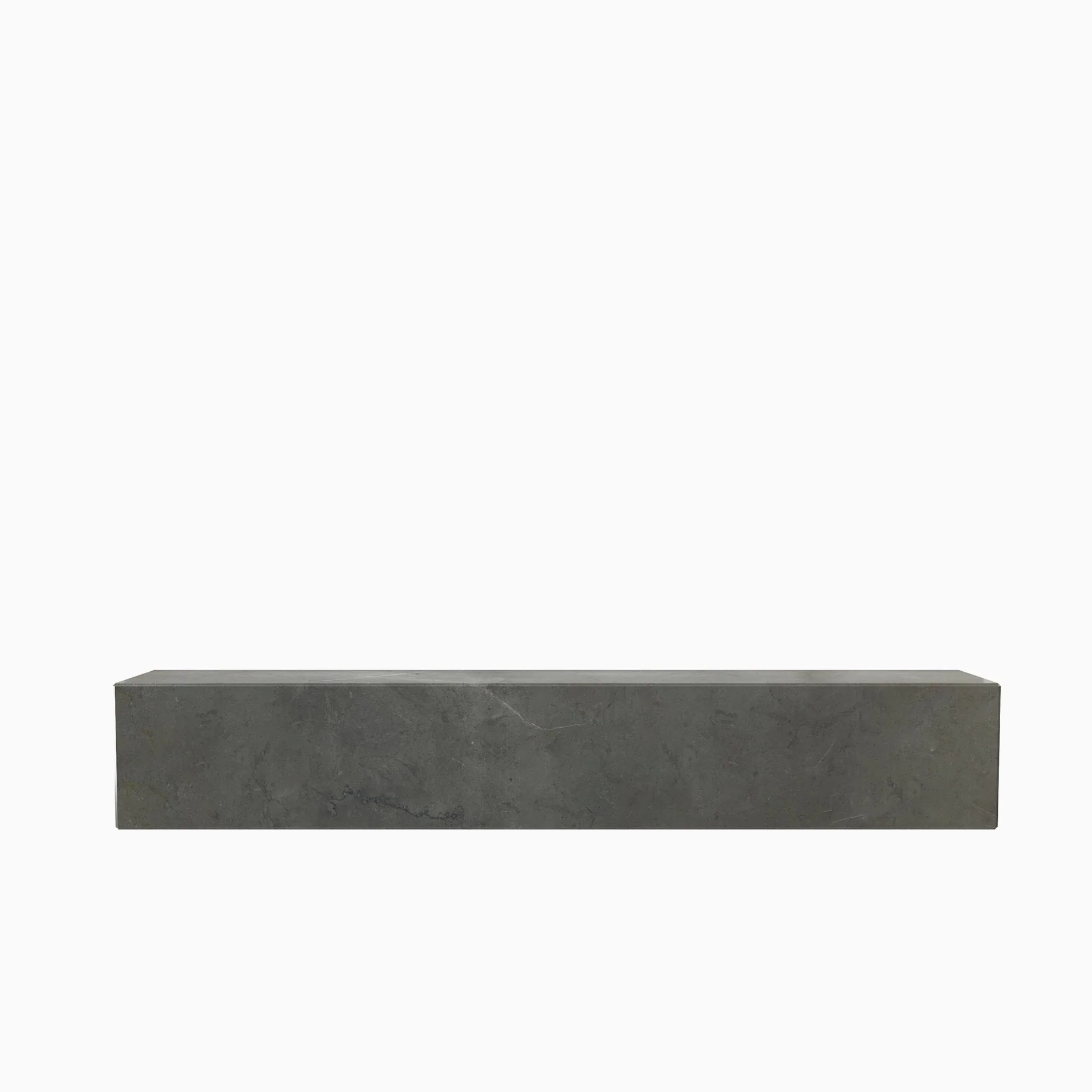 Audo Copenhagen Plinth Shelf - Grey Kendzo Marble