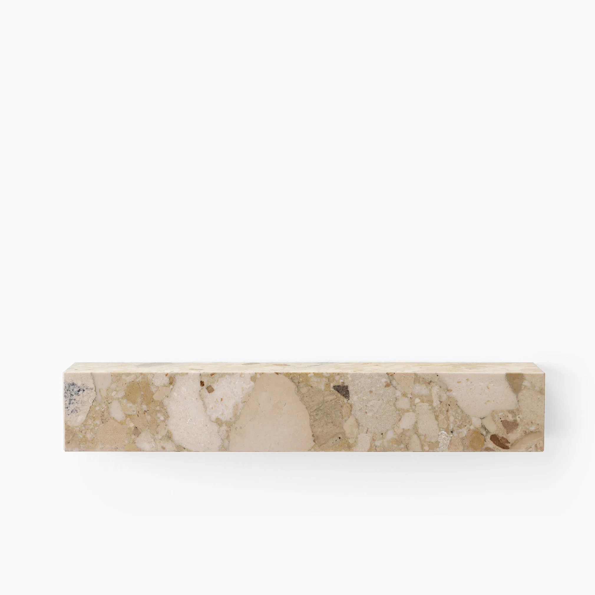 Audo Copenhagen Plinth Shelf - Kunis Breccia Marble