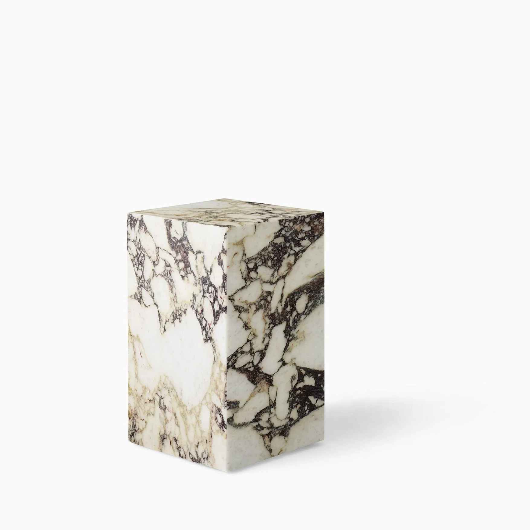 Audo Copenhagen Plinth Tall - Rose Calacatta Viola