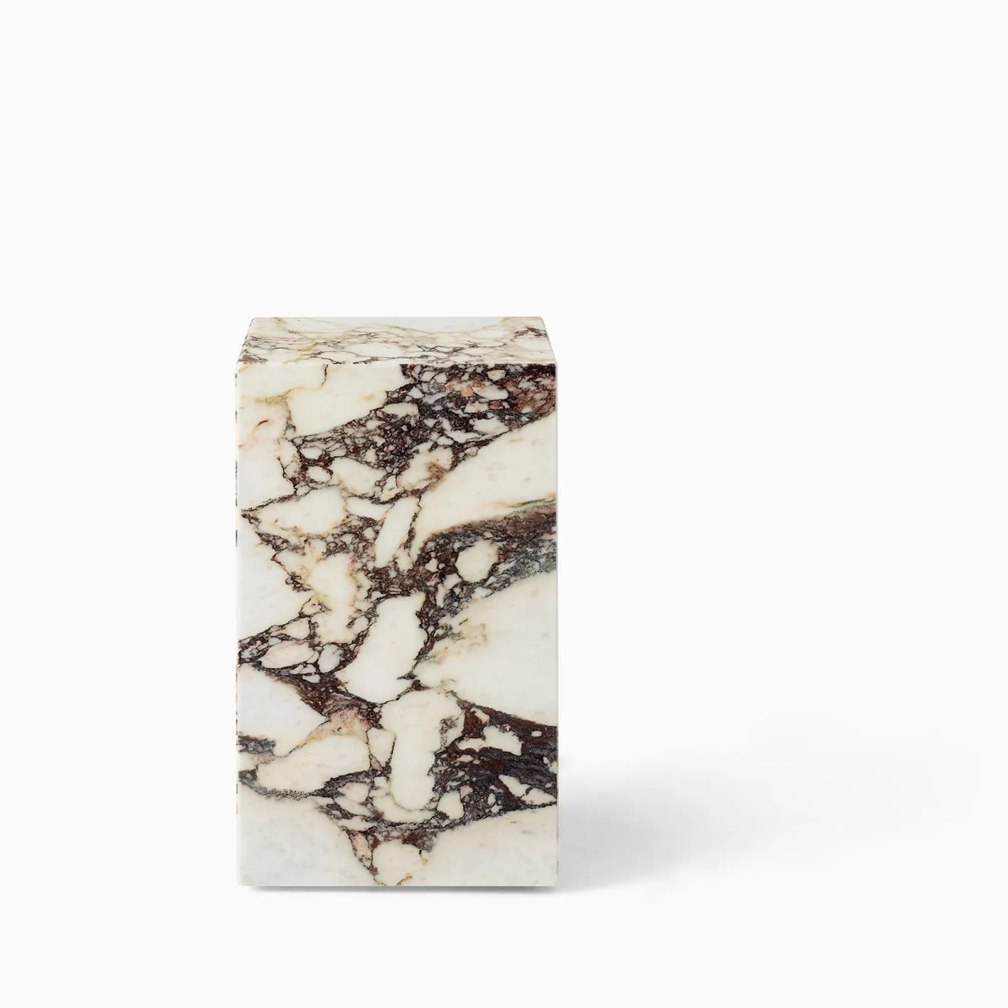 Audo Copenhagen Plinth Tall - Rose Calacatta Viola - Image 2