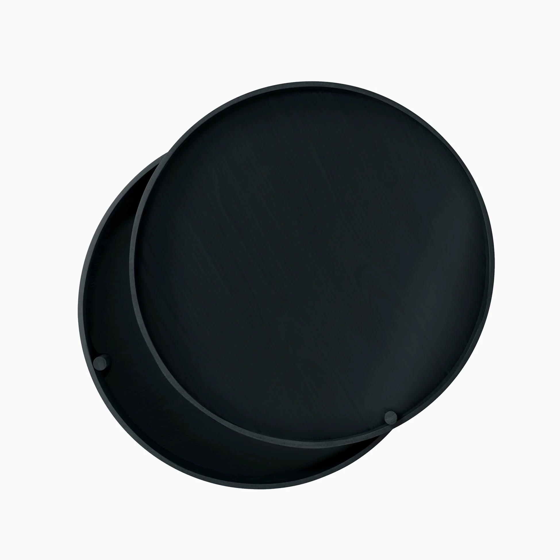 Audo Copenhagen Turning Table - Black Ash/Brass - Image 5