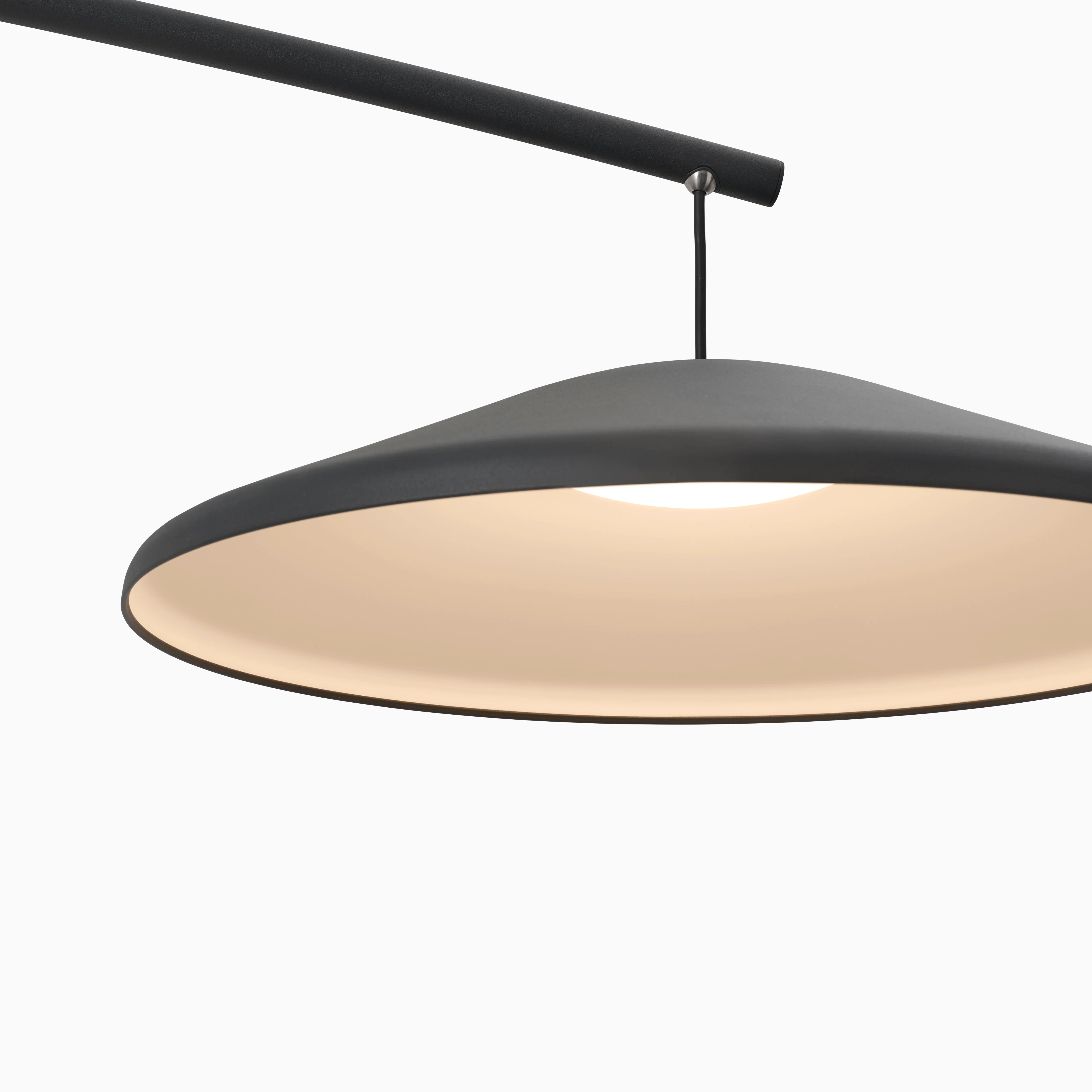 Muuto Contra Floor Lamp Anthracite Black with Concrete Base - Image 9
