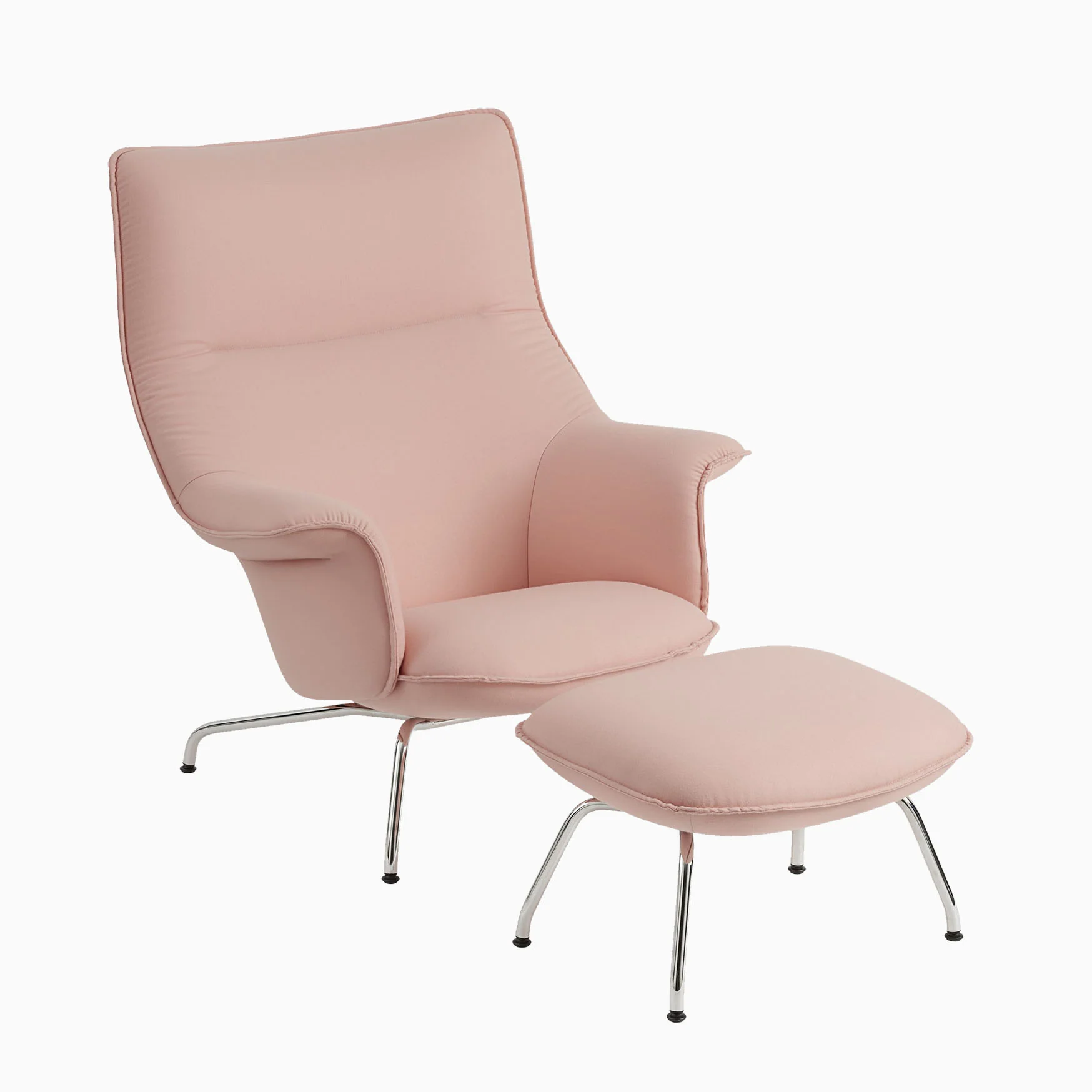 Muuto Doze Lounge Chair High Back - Tube Base - Image 10