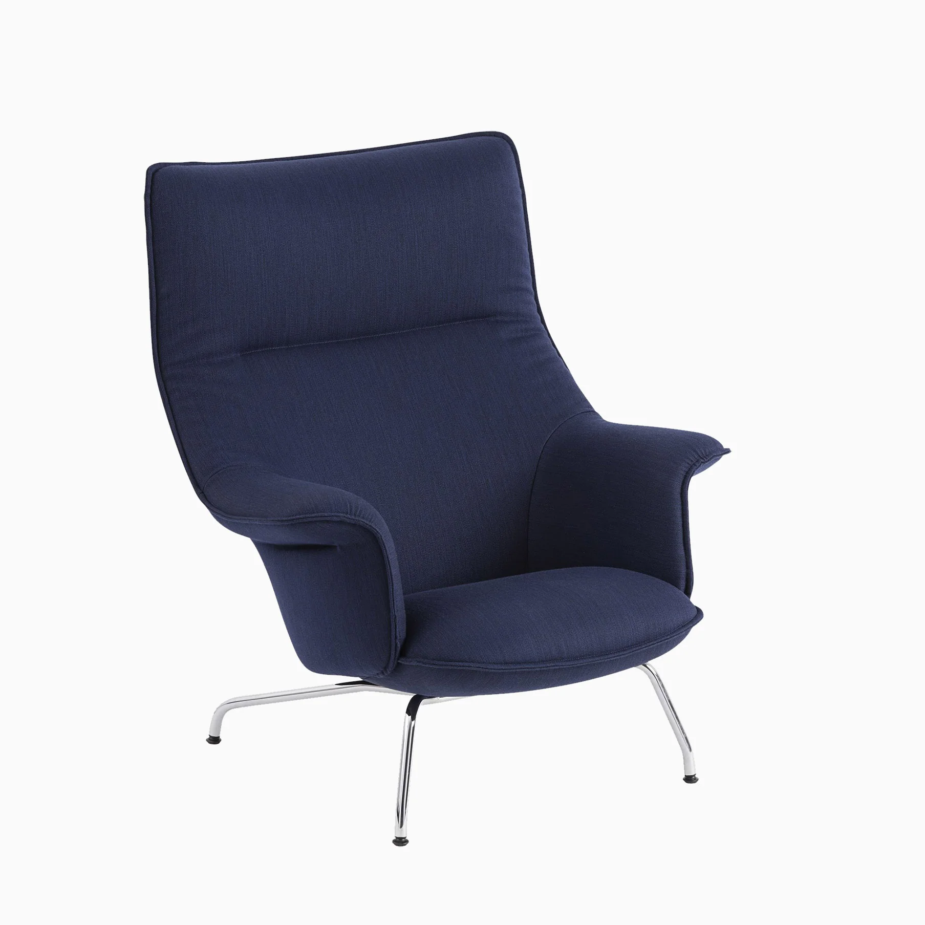 Muuto Doze Lounge Chair High Back - Tube Base - Image 5
