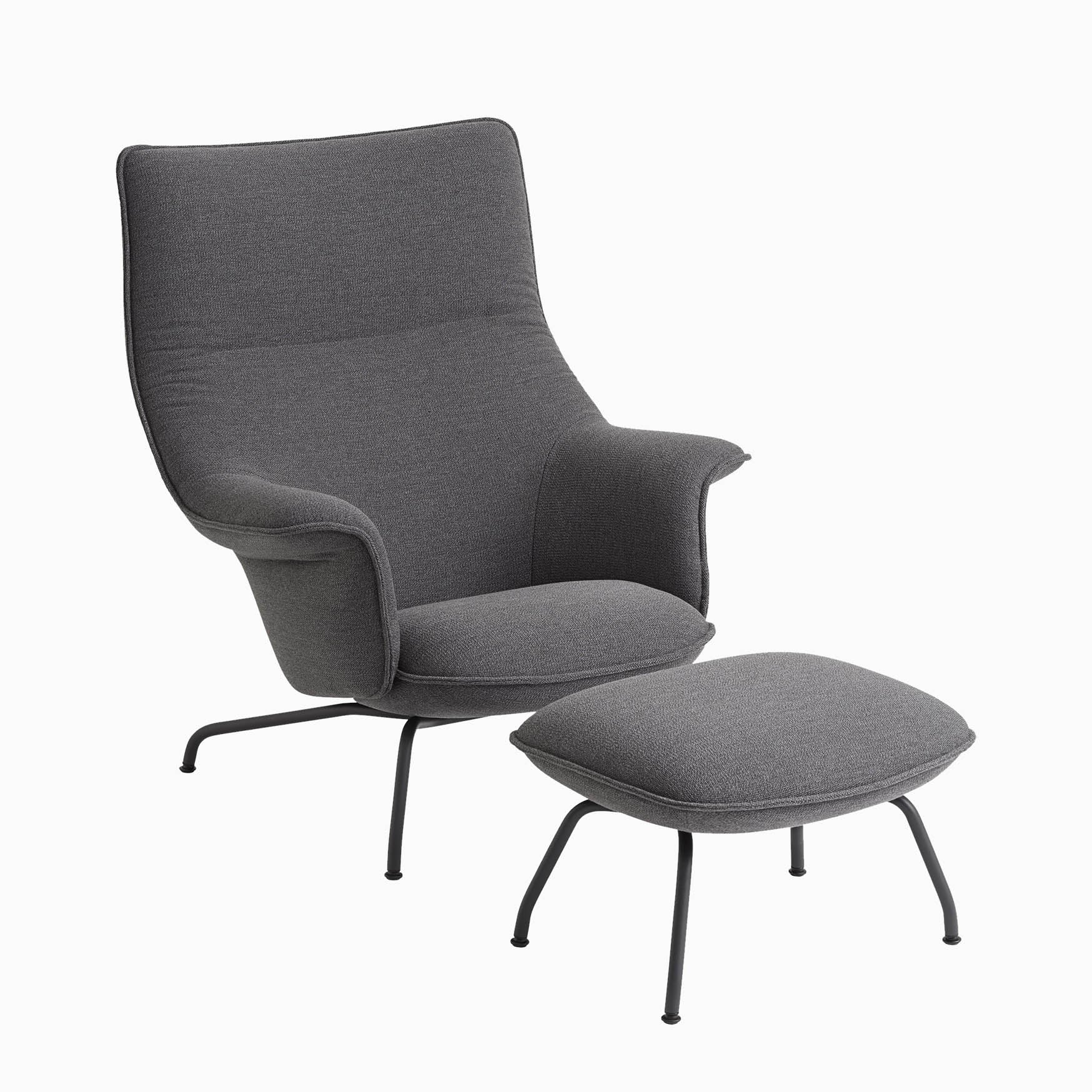 Muuto Doze Lounge Chair High Back - Tube Base - Image 7