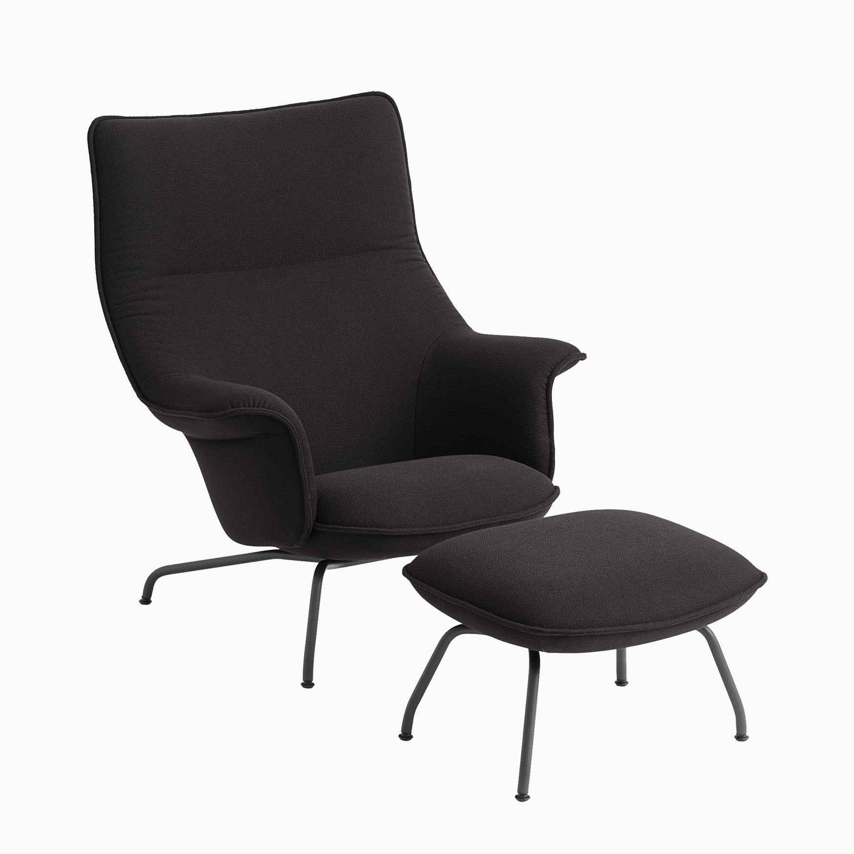 Muuto Doze Lounge Chair High Back - Tube Base - Image 8