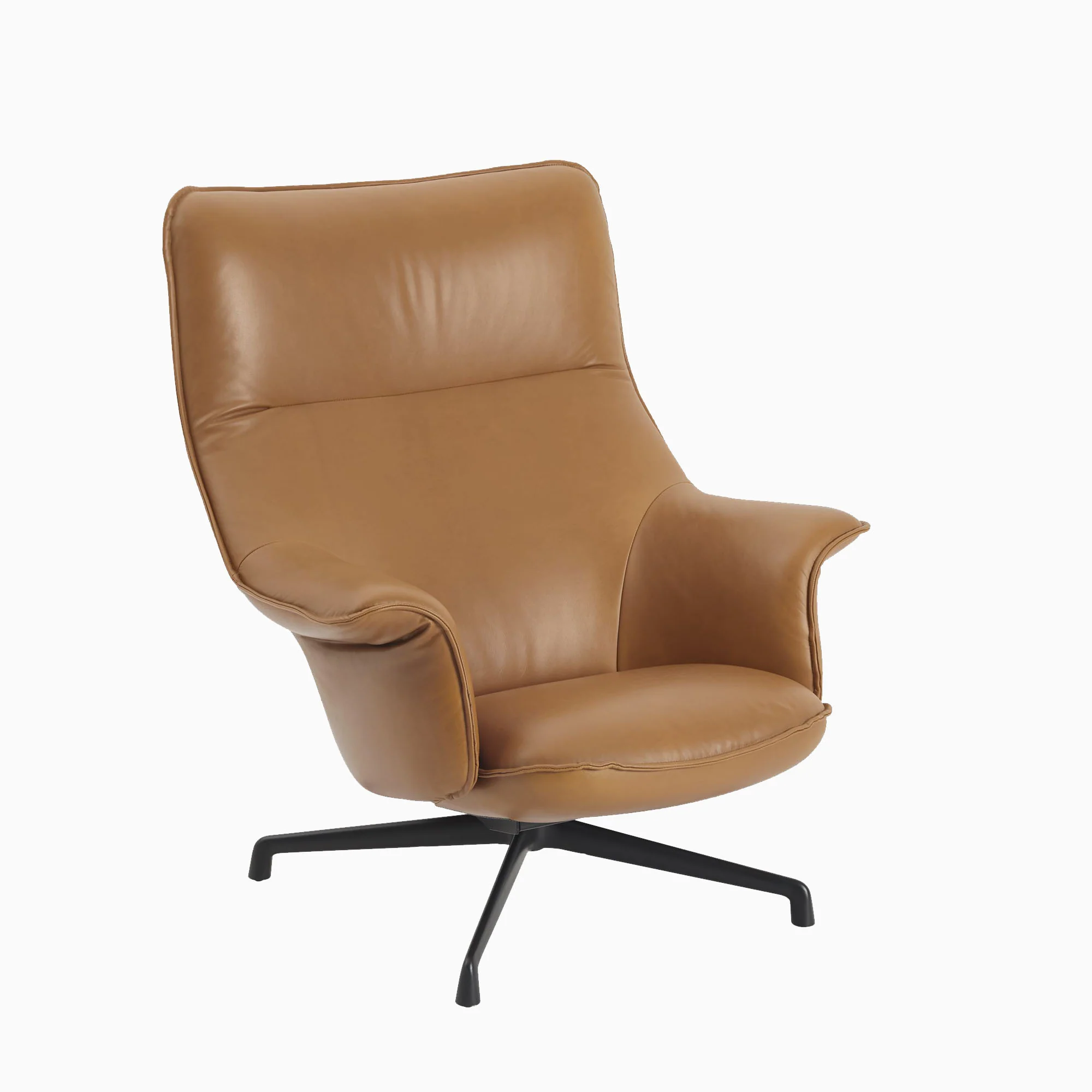 Muuto Doze Lounge Chair High Back - Swivel Base